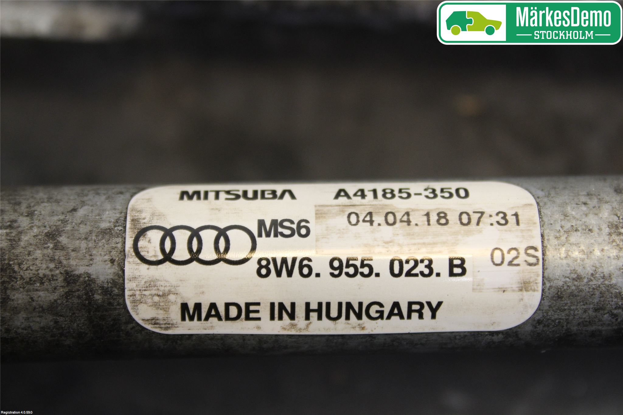 Audi A5 17- Torkarmekanism Vindruta