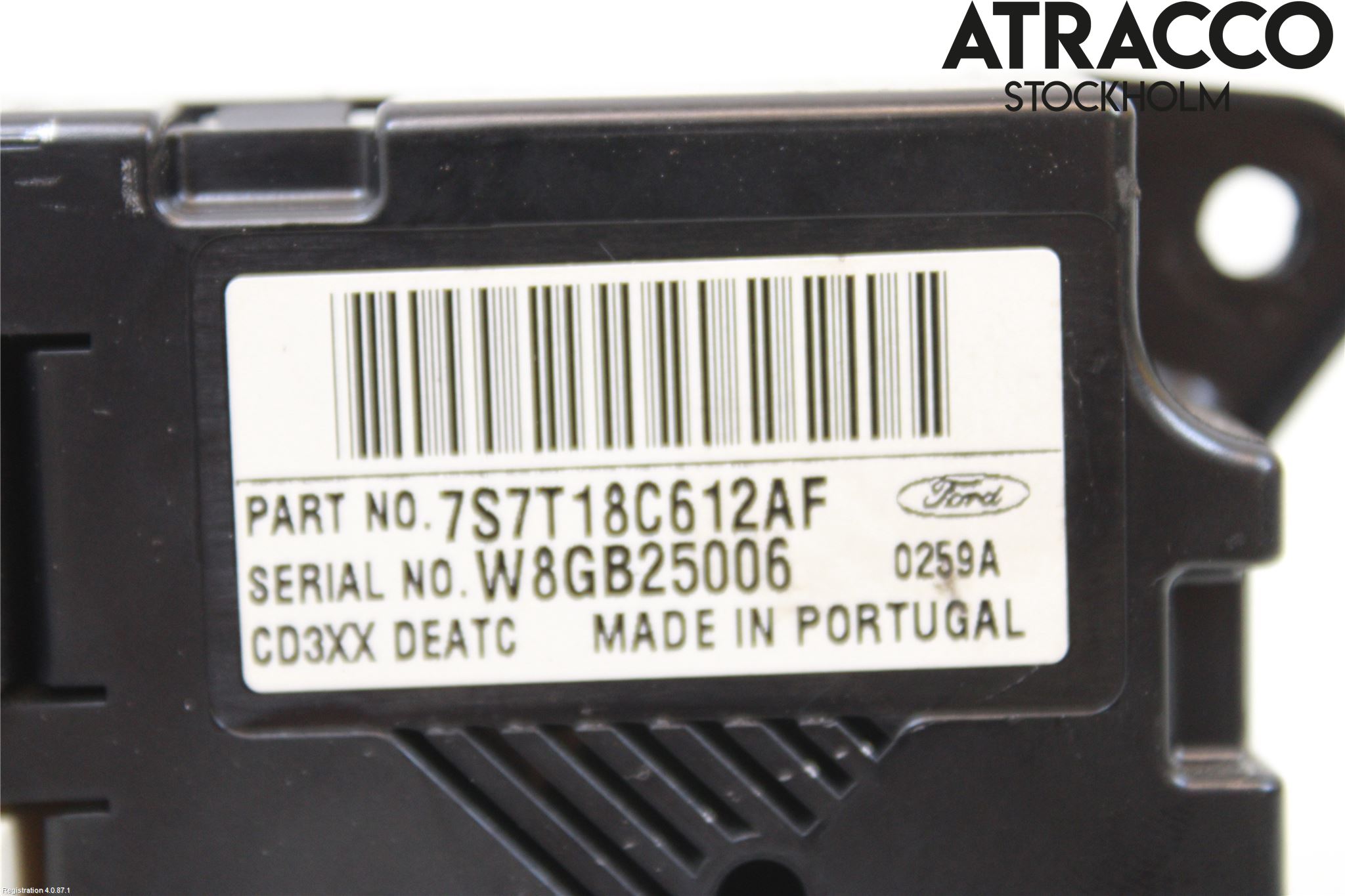 Ford MONDEO 07-15 Ac Styrenhet Ac Manöveren