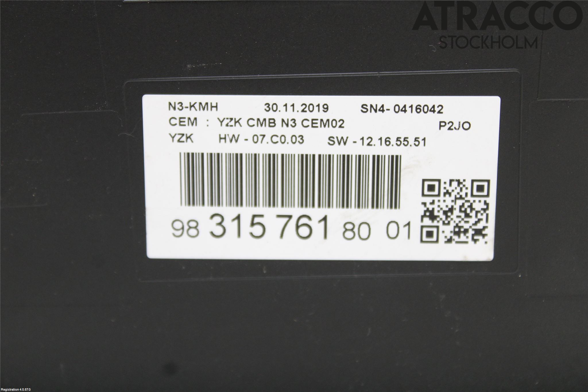 Opel CORSA F, CORSA-E 20- Instrument Komb