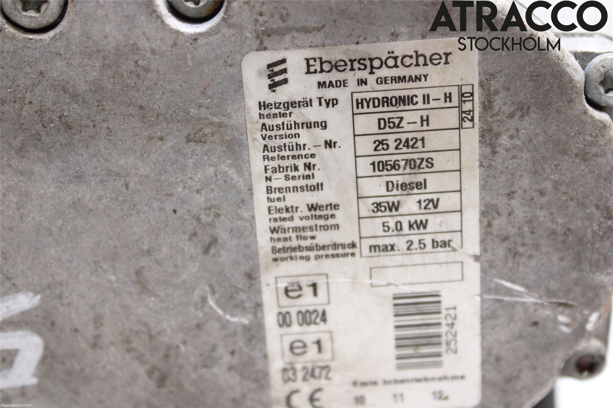 Toyota AURIS 10-12 Dieselvärmare