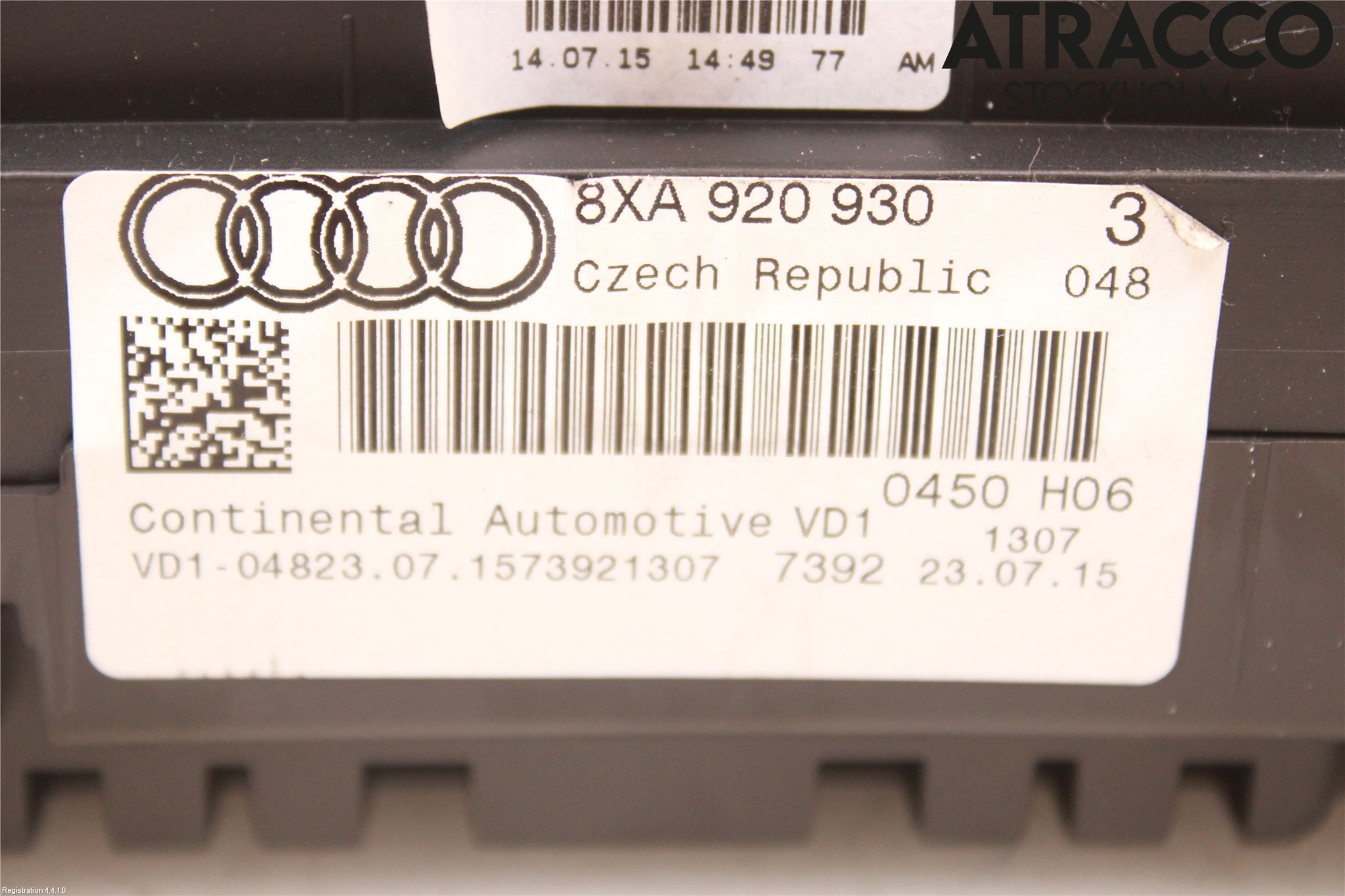 Audi A1/S1 11-18 Instrument Komb