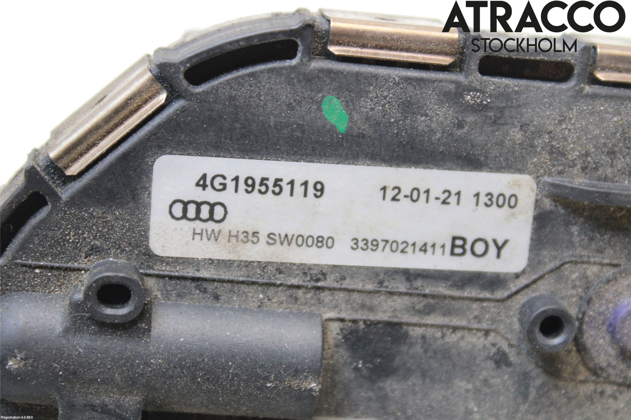Audi A7/S7 4G 11-17 Torkarmotor Vindruta