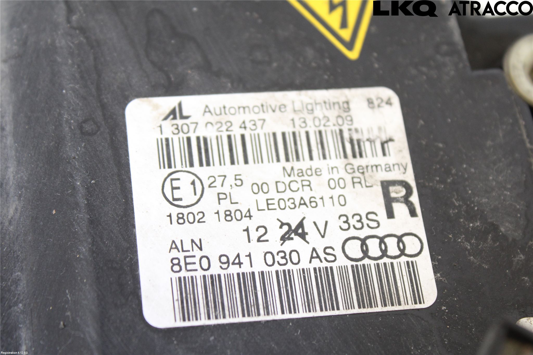 Audi A4/S4 05-07 Strålkastare Vänster