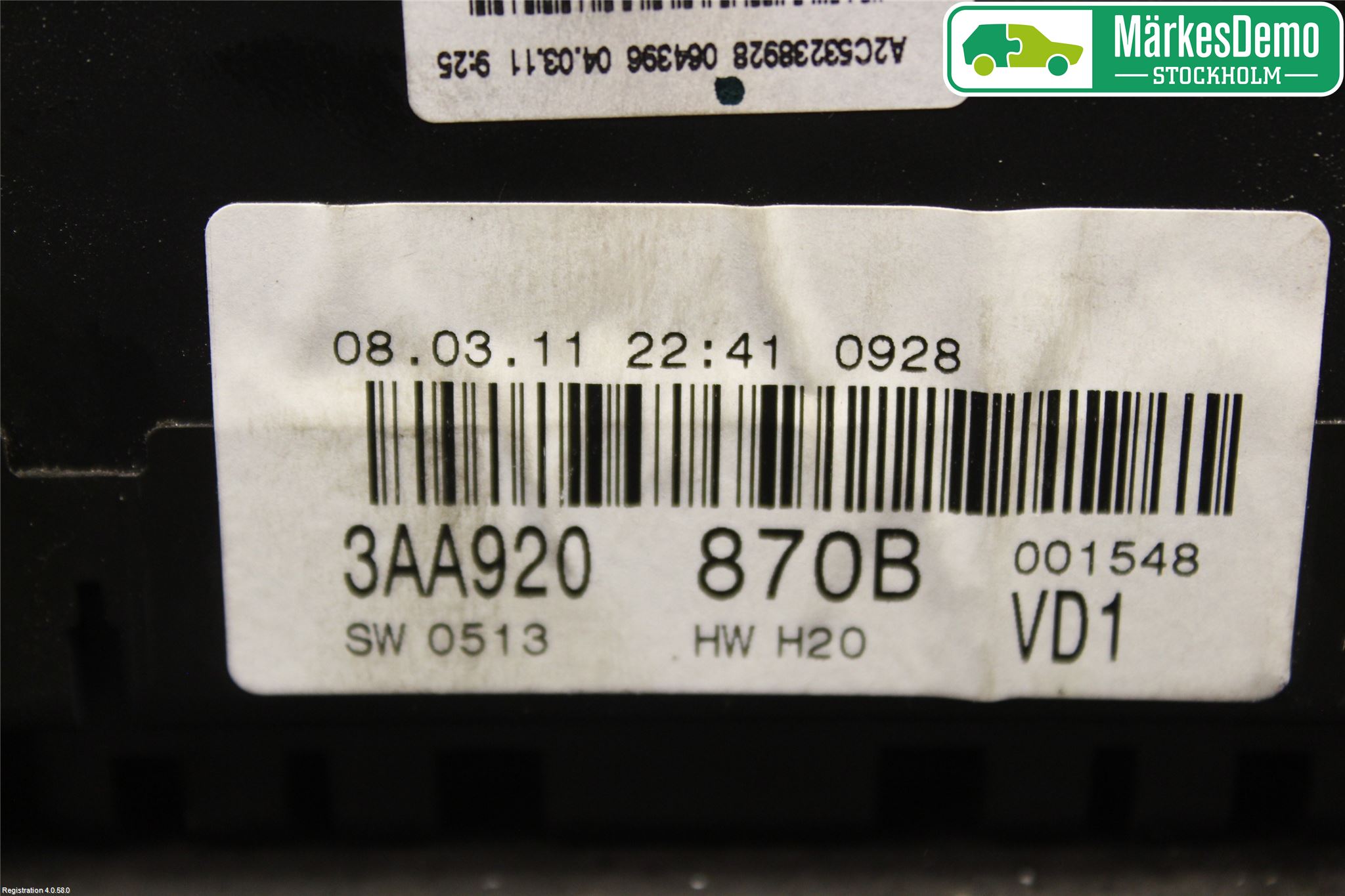 Volkswagen VW PASSAT 11-14 Instrument Komb