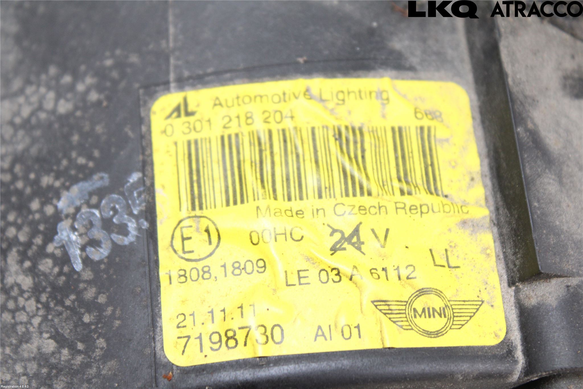 Mini COUPE R50/53 01-06 Strålkastare Höger