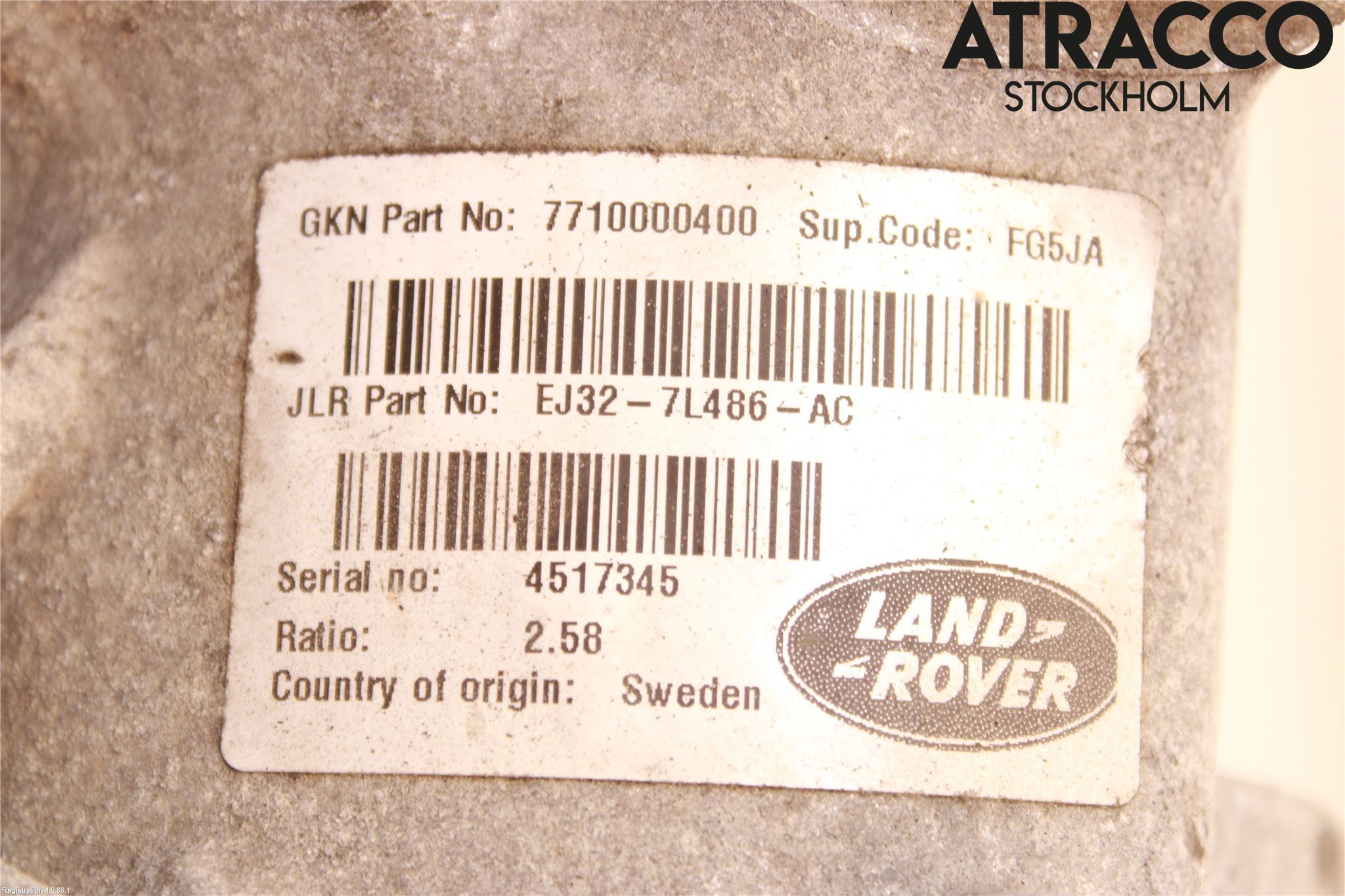 Landrover LAND ROVER DISCOVERY 4 10-16 Växel Fördelningslåda