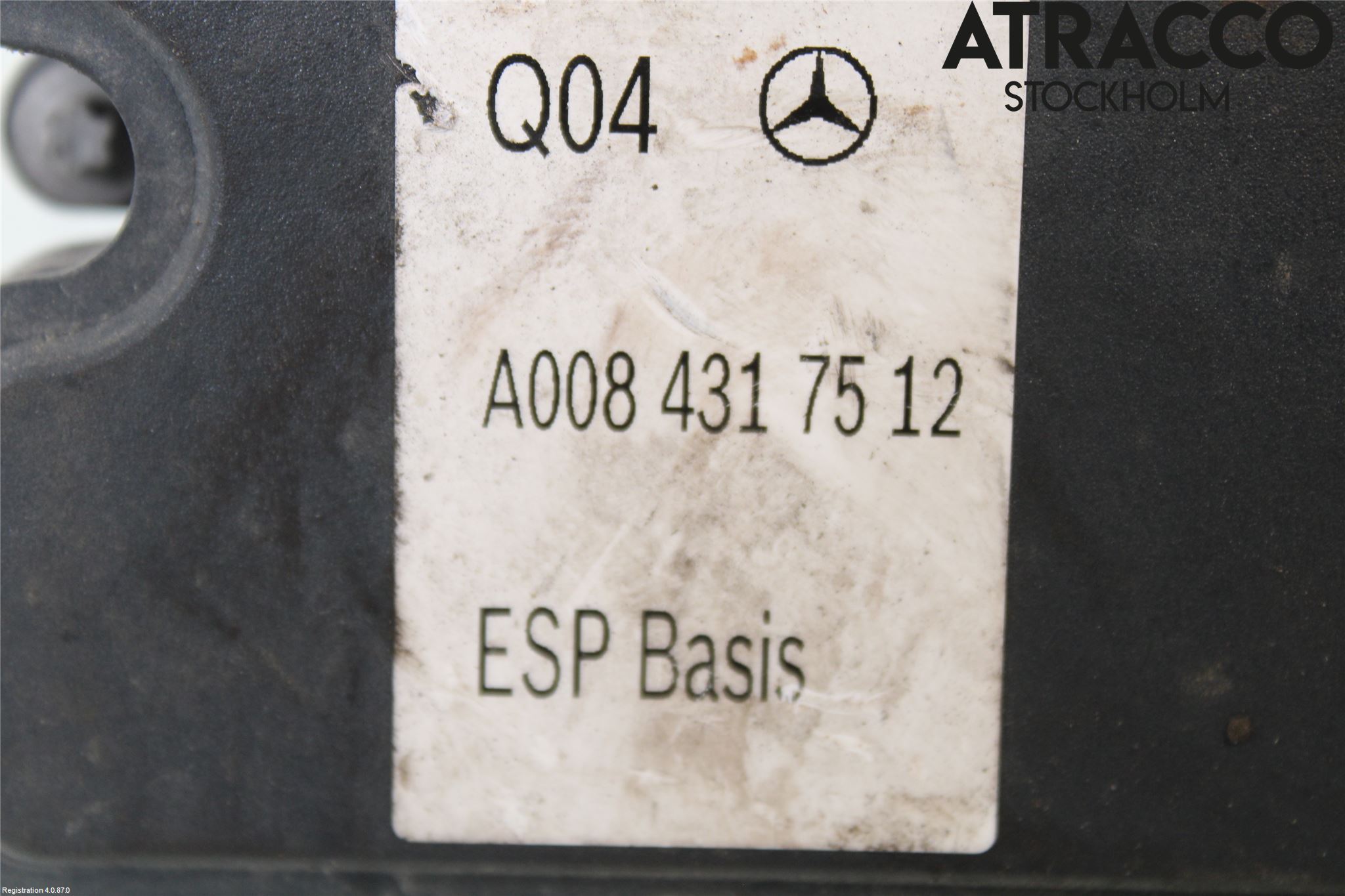 Mercedes-Benz MB A-KLASS (W176) 13-18 Abs Hydraulaggregat