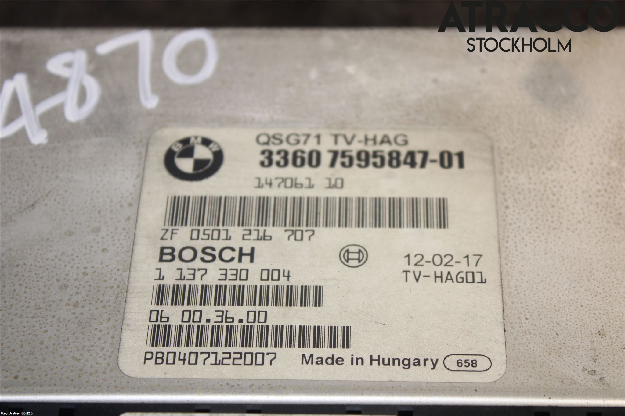 BMW 5 E60/61 Sed/Tou 02-10 Styrenhet Elektrisk Bakväxel