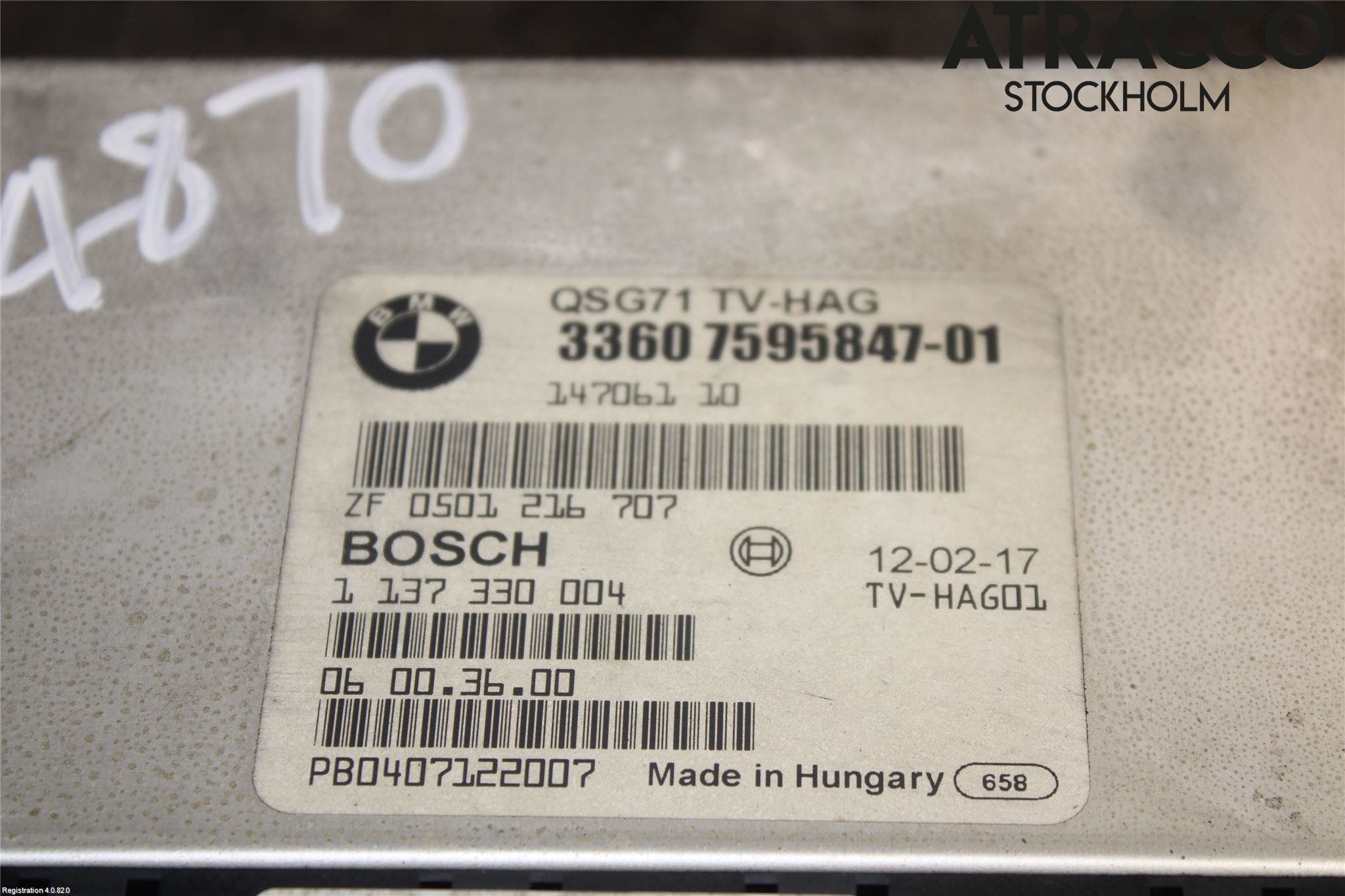 BMW 5 E60/61 Sed/Tou 02-10 Styrenhet Elektrisk Bakväxel