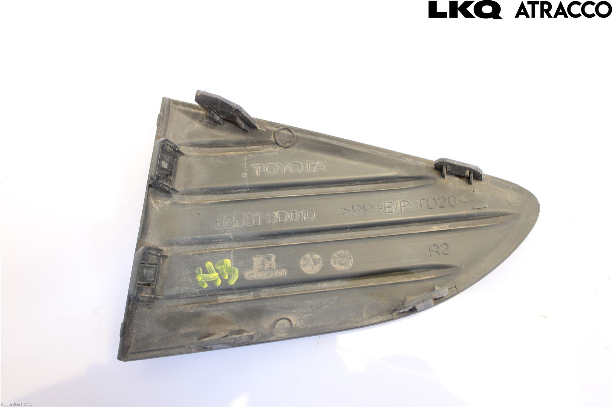 Toyota YARIS XP130 15-20 Stötfångardel Bak Hö