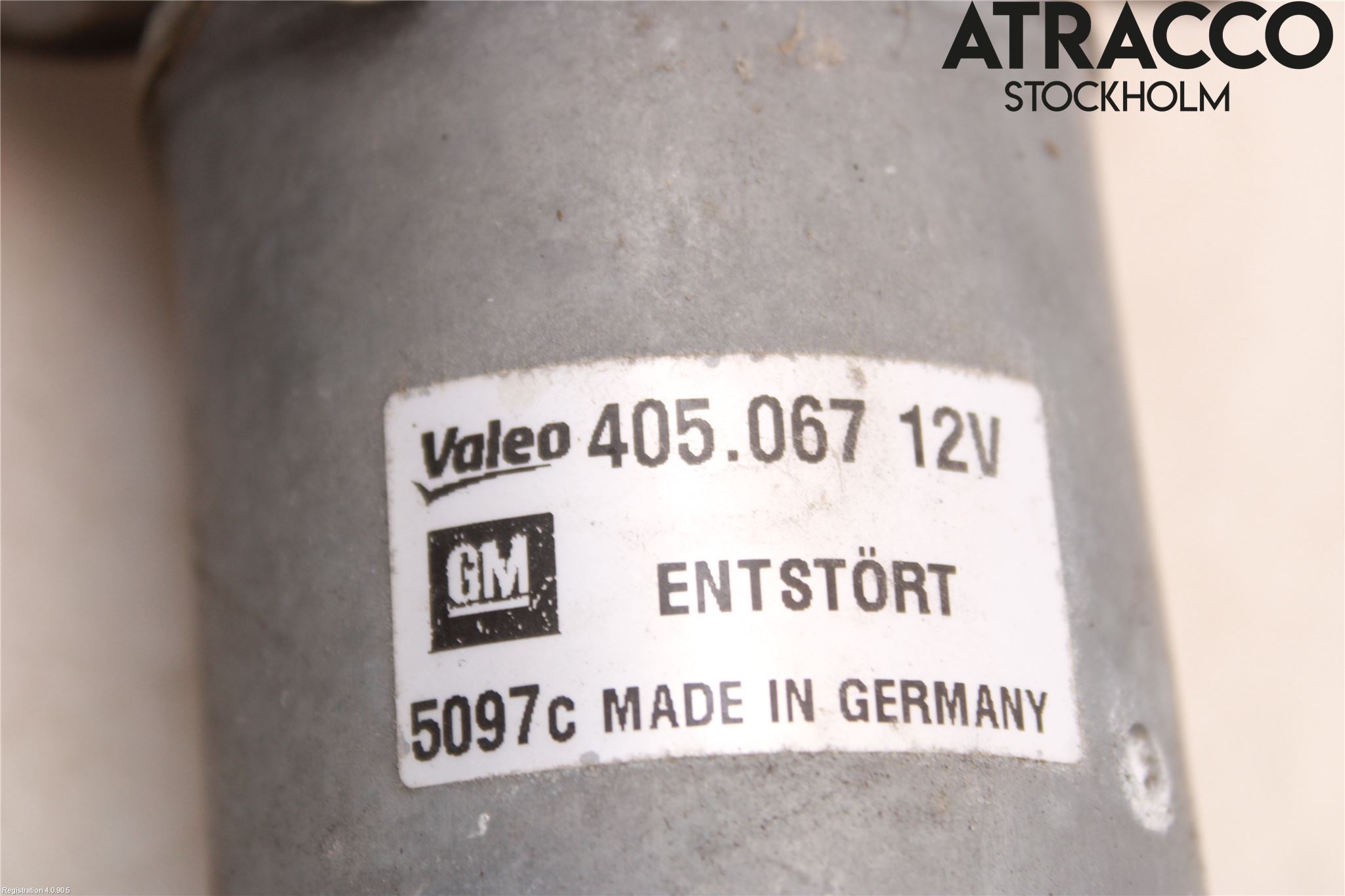 Opel CORSA D 07-14 Torkarmotor Vindruta