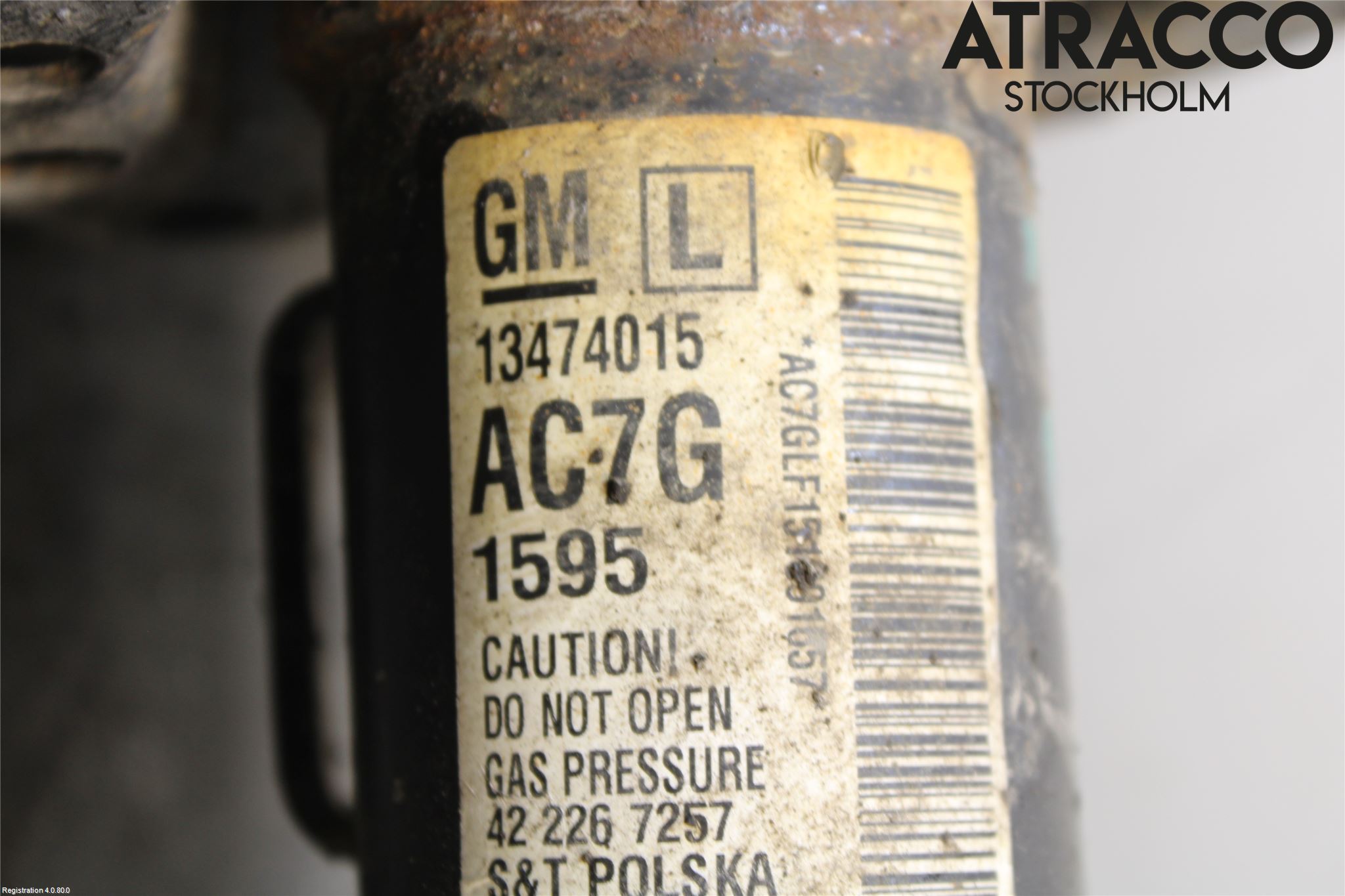 Opel ASTRA J 10-15 Fjäderben Fram Vänster