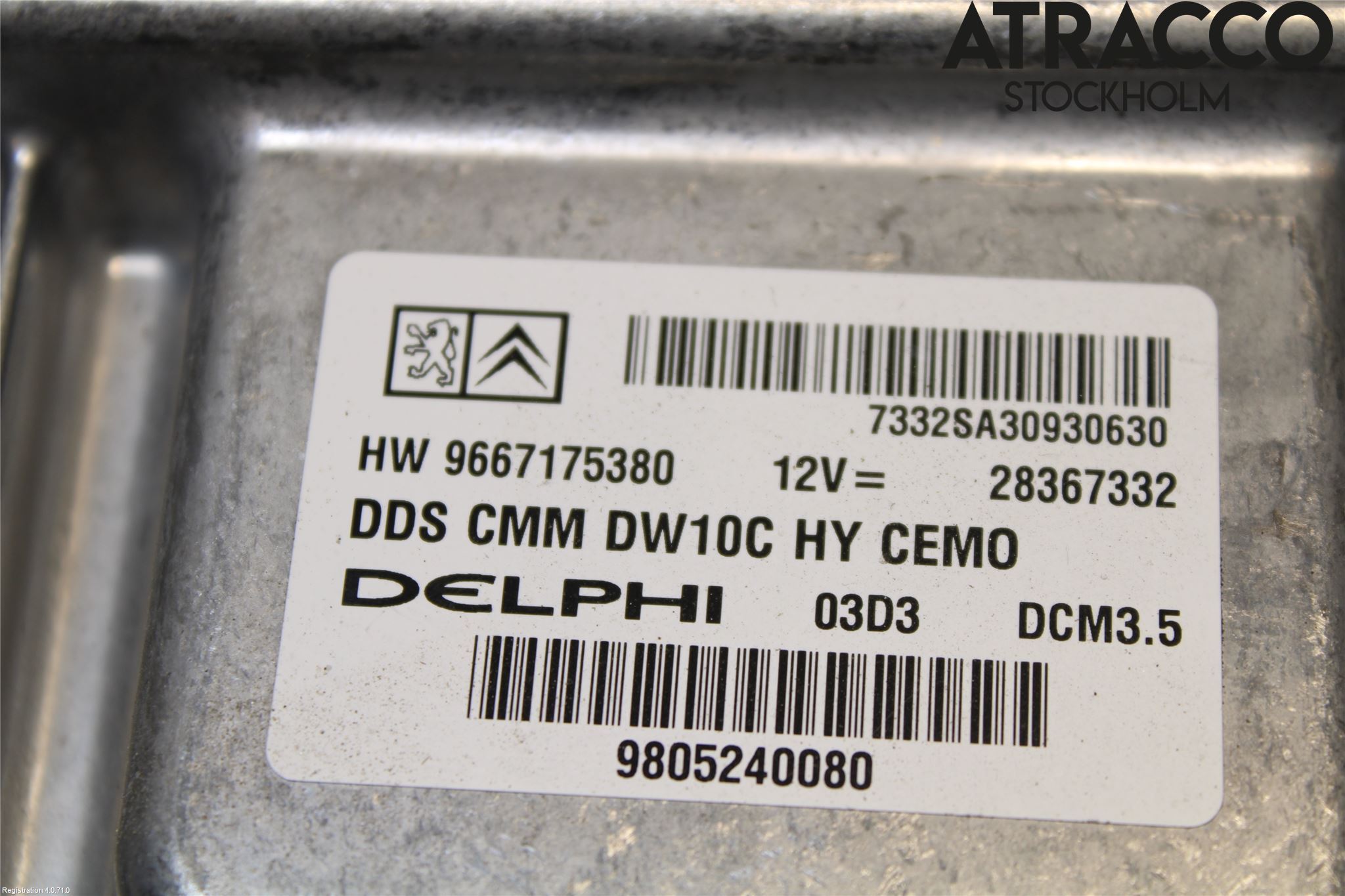 Citroen DS5 Styrenhet Insprut Bensin