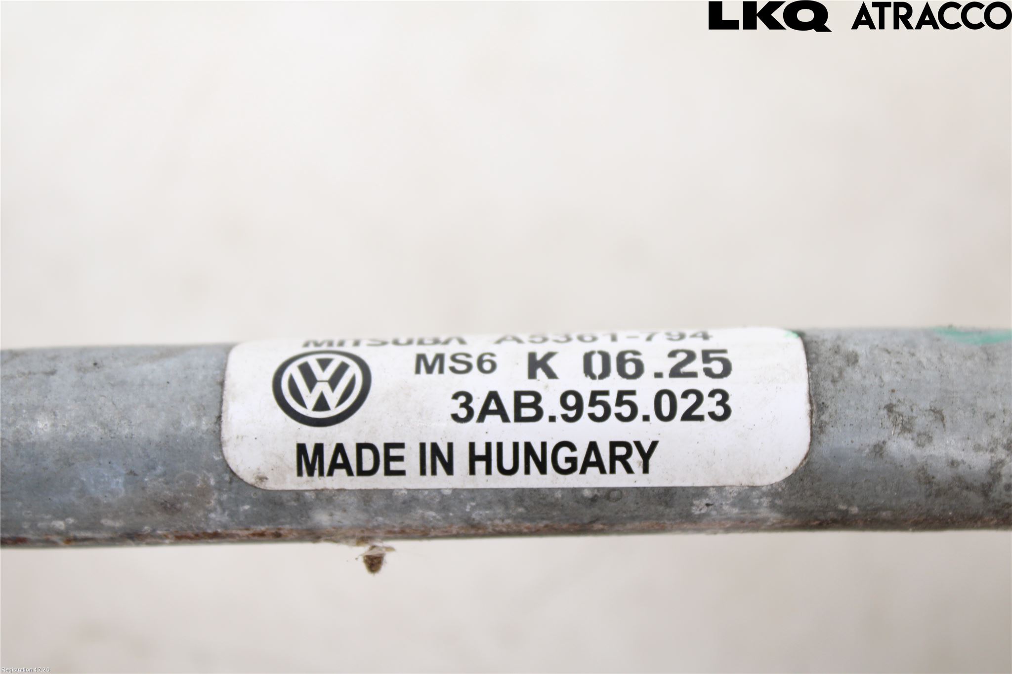 Volkswagen VW PASSAT 11-14 Torkarmotor Vindruta