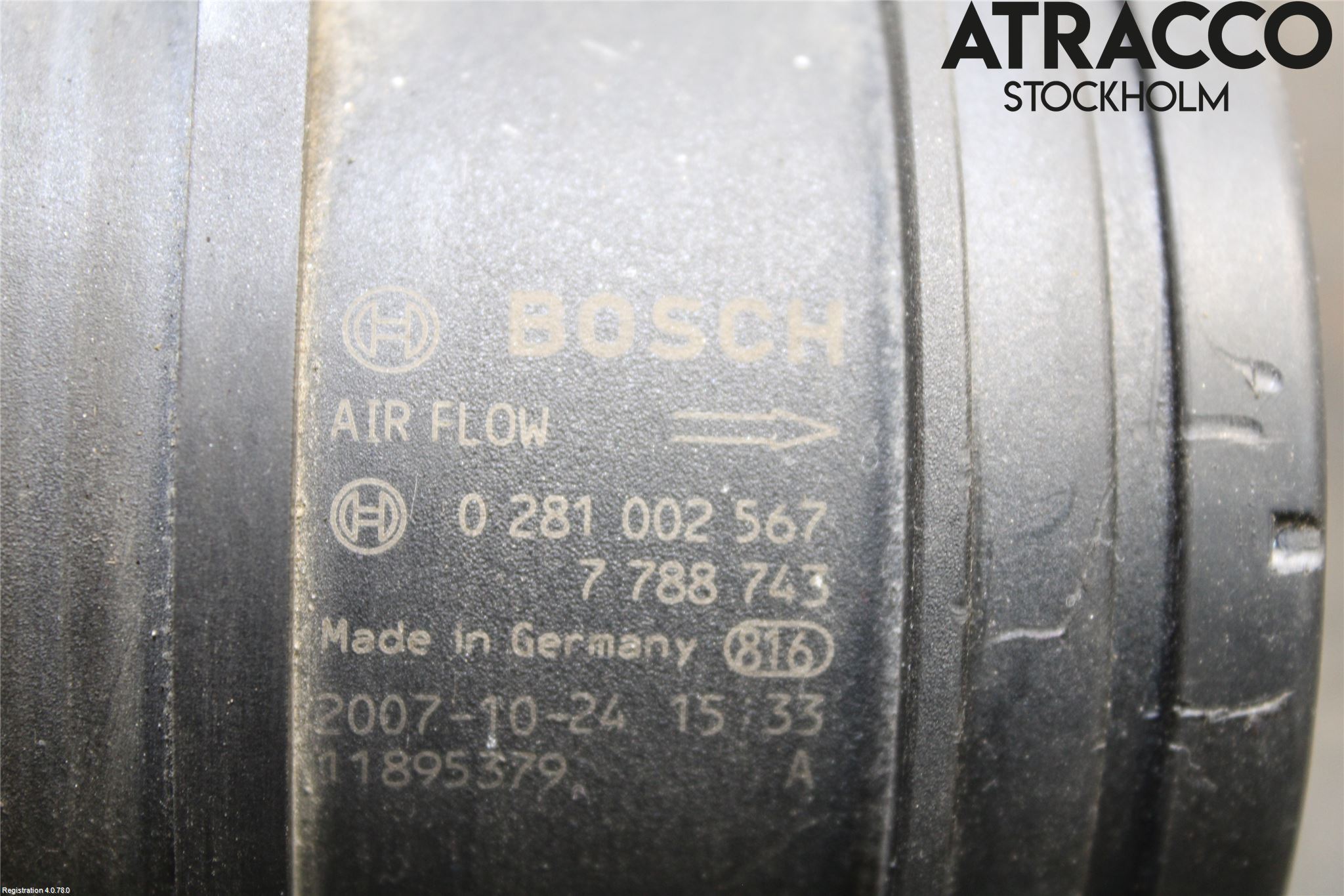 BMW 1 E87/81 5D/3D 03-11 Injluftmassamätare