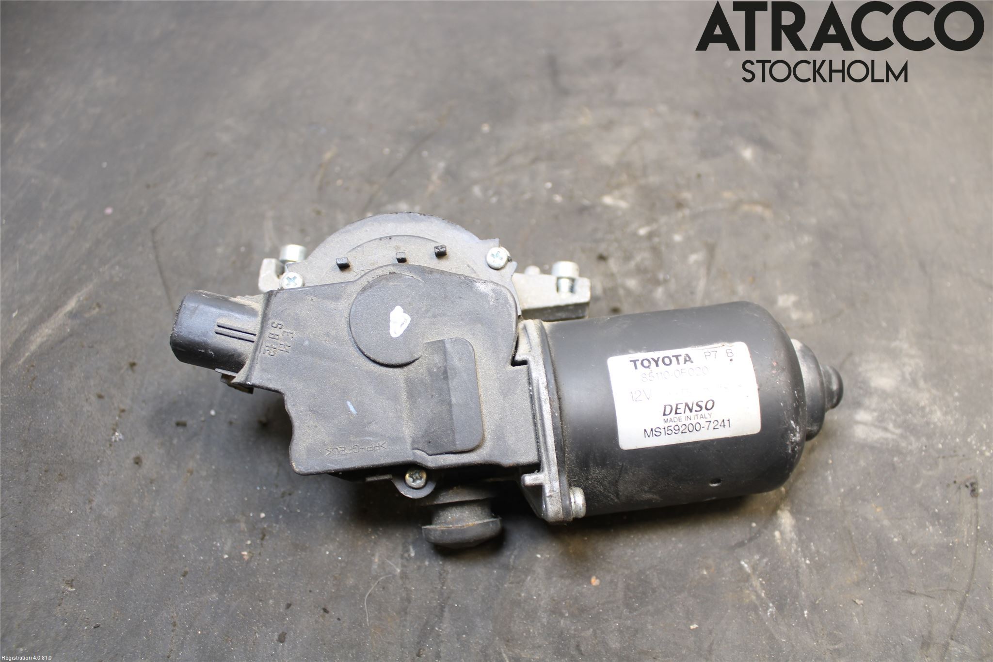 Toyota COROLLA VERSO 04-07 Torkarmotor Vindruta