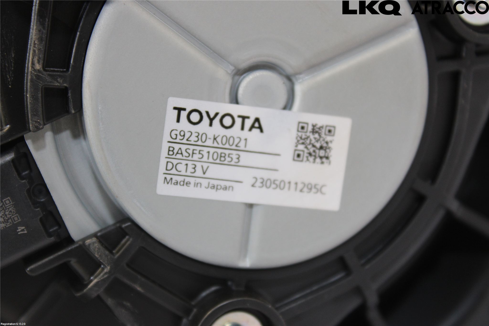 Toyota YARIS XP21 20- Kylfläkt El