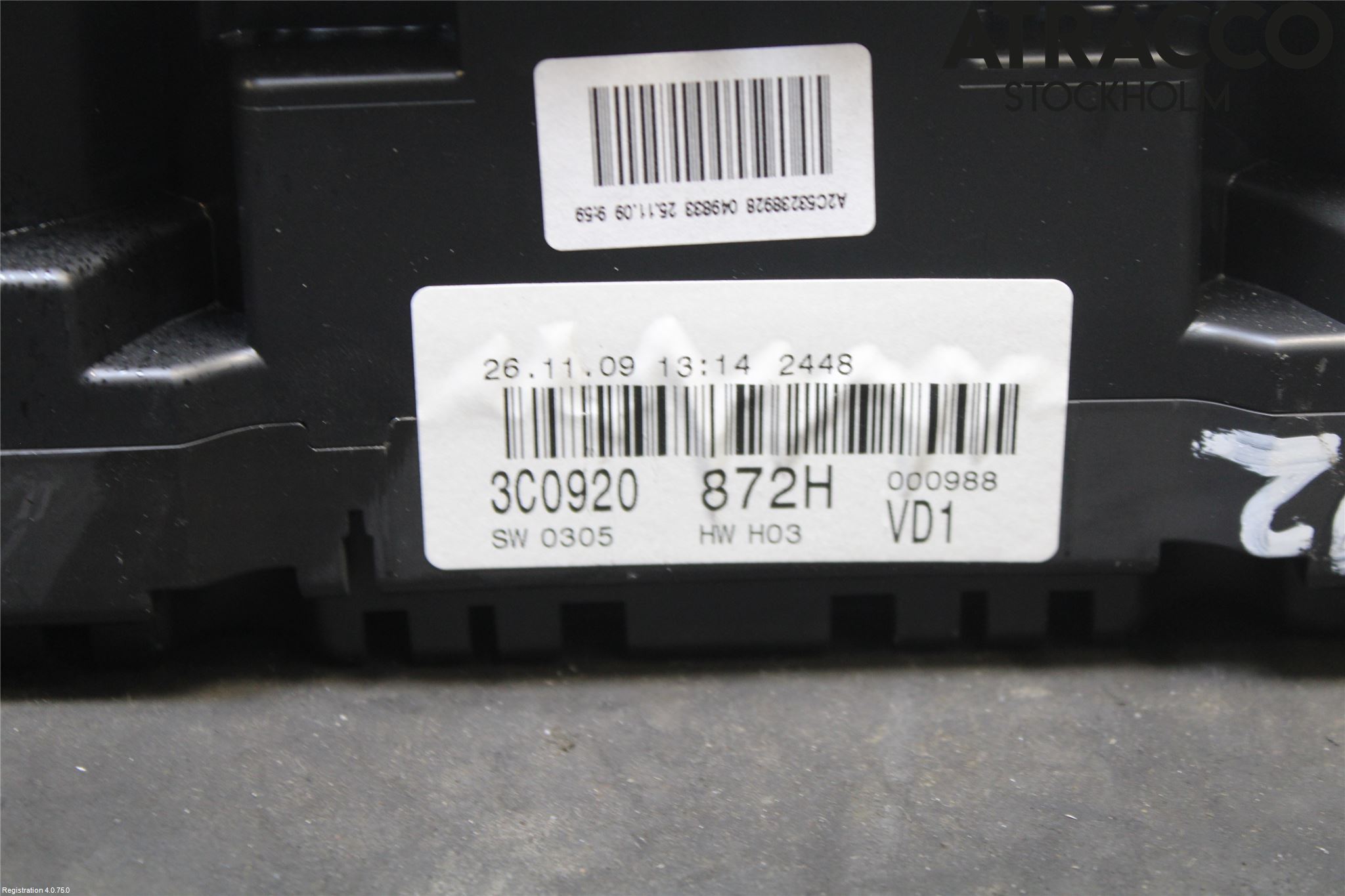Volkswagen VW PASSAT 05-11 Instrument Komb