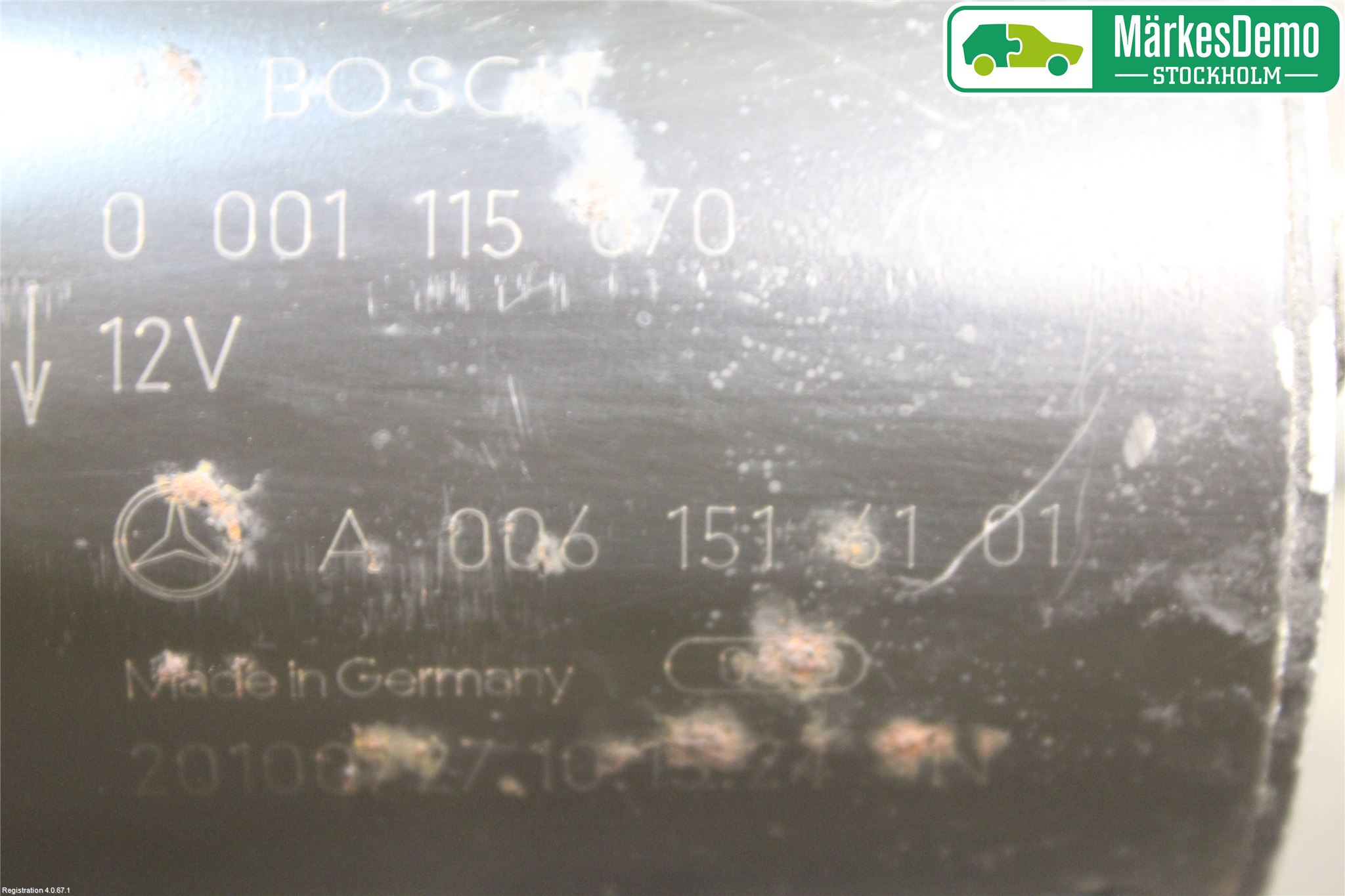 Mercedes-Benz MB E-KLASS (W212) 09-16 Startmotor Diesel