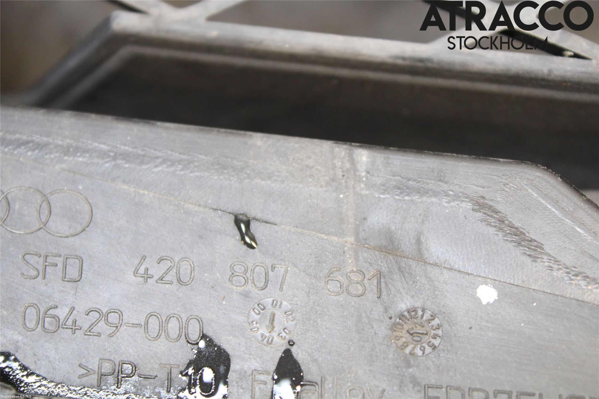 Audi R8 Grilldel Vänster