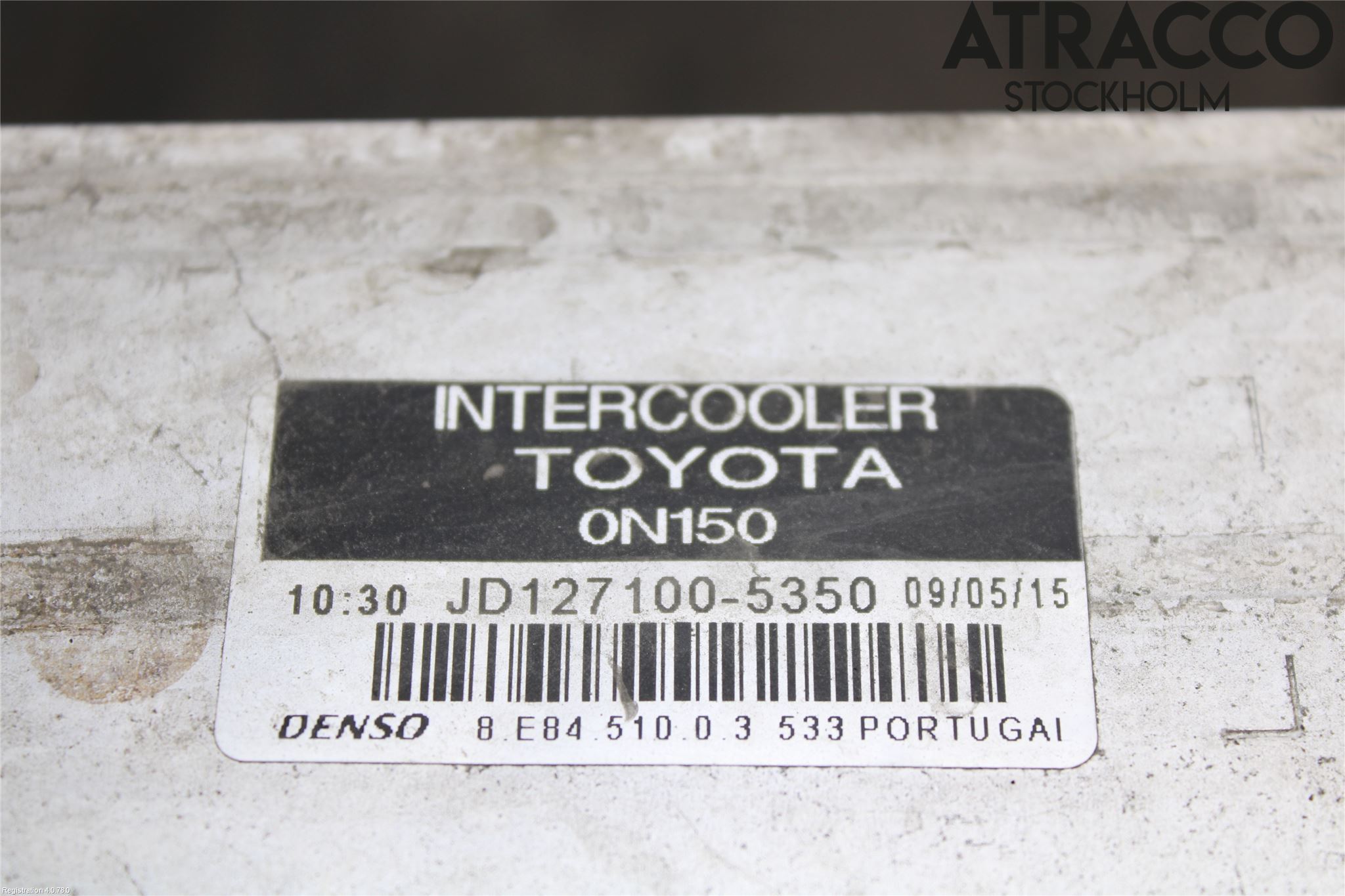 Toyota AURIS 10-12 Laddluft-Intercooler Kyl