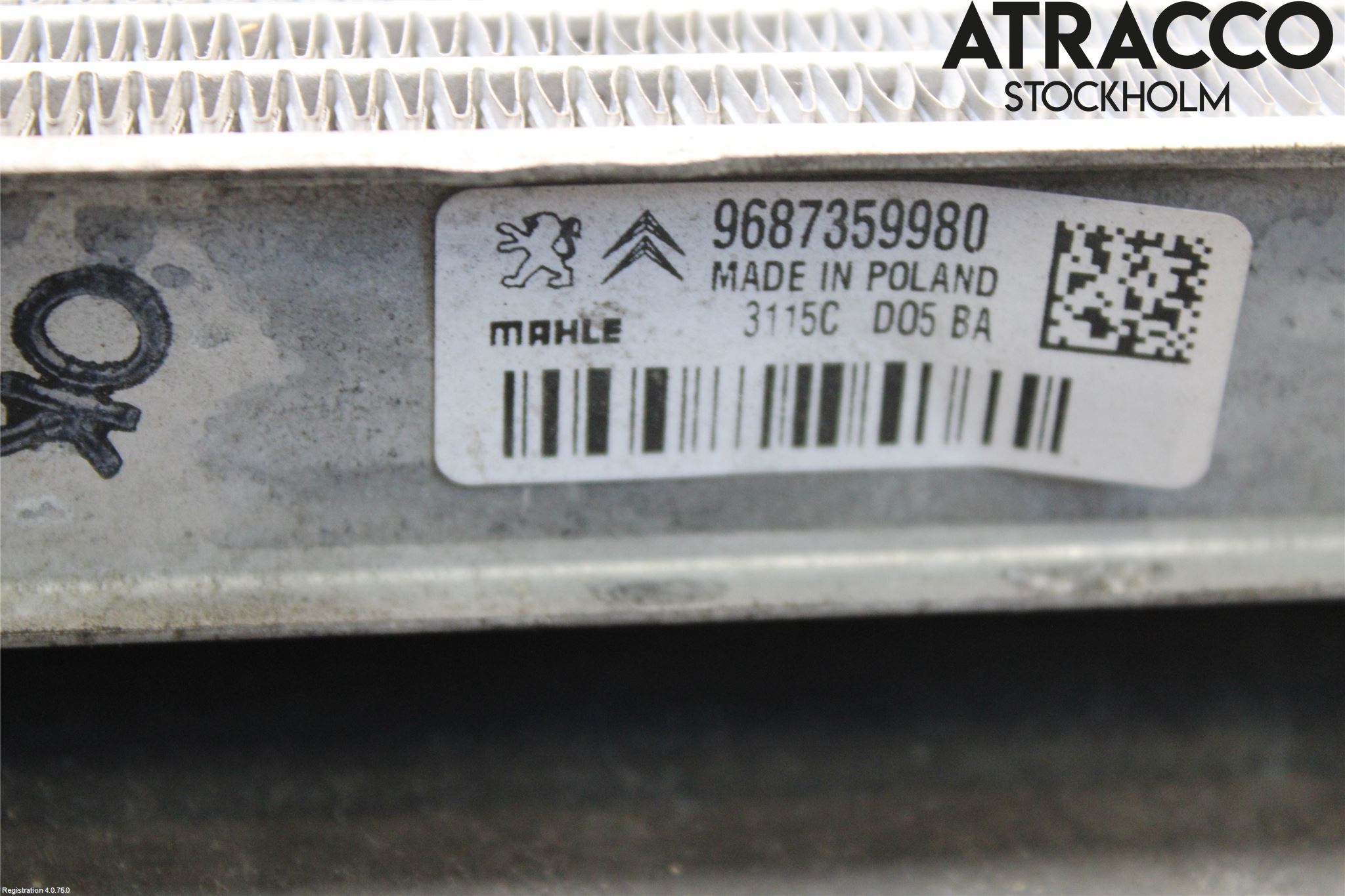 Citroen C5 08-17 Kylare Aut