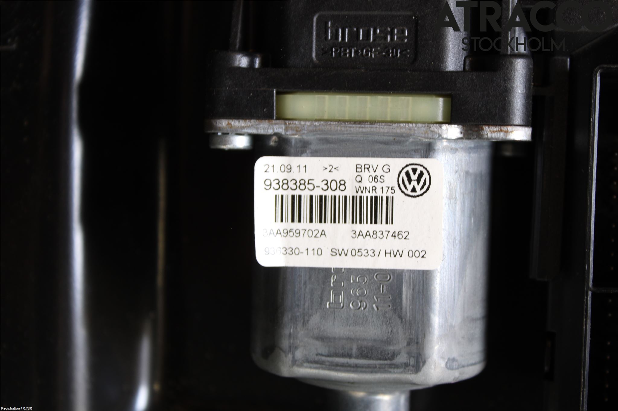 Volkswagen VW PASSAT 11-14 Fönsterhiss El Kompl