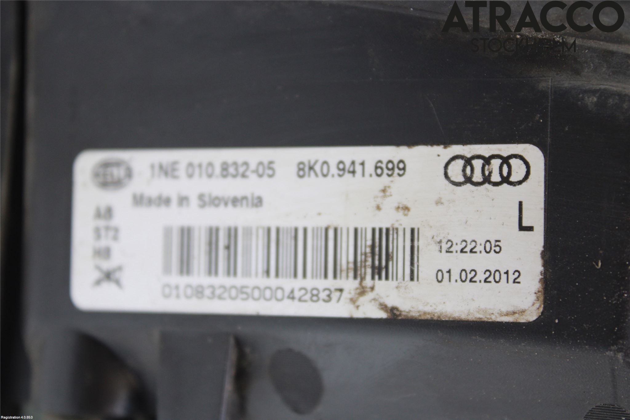 Audi A4/S4 08-11 Dimljus-Varselljus Fram
