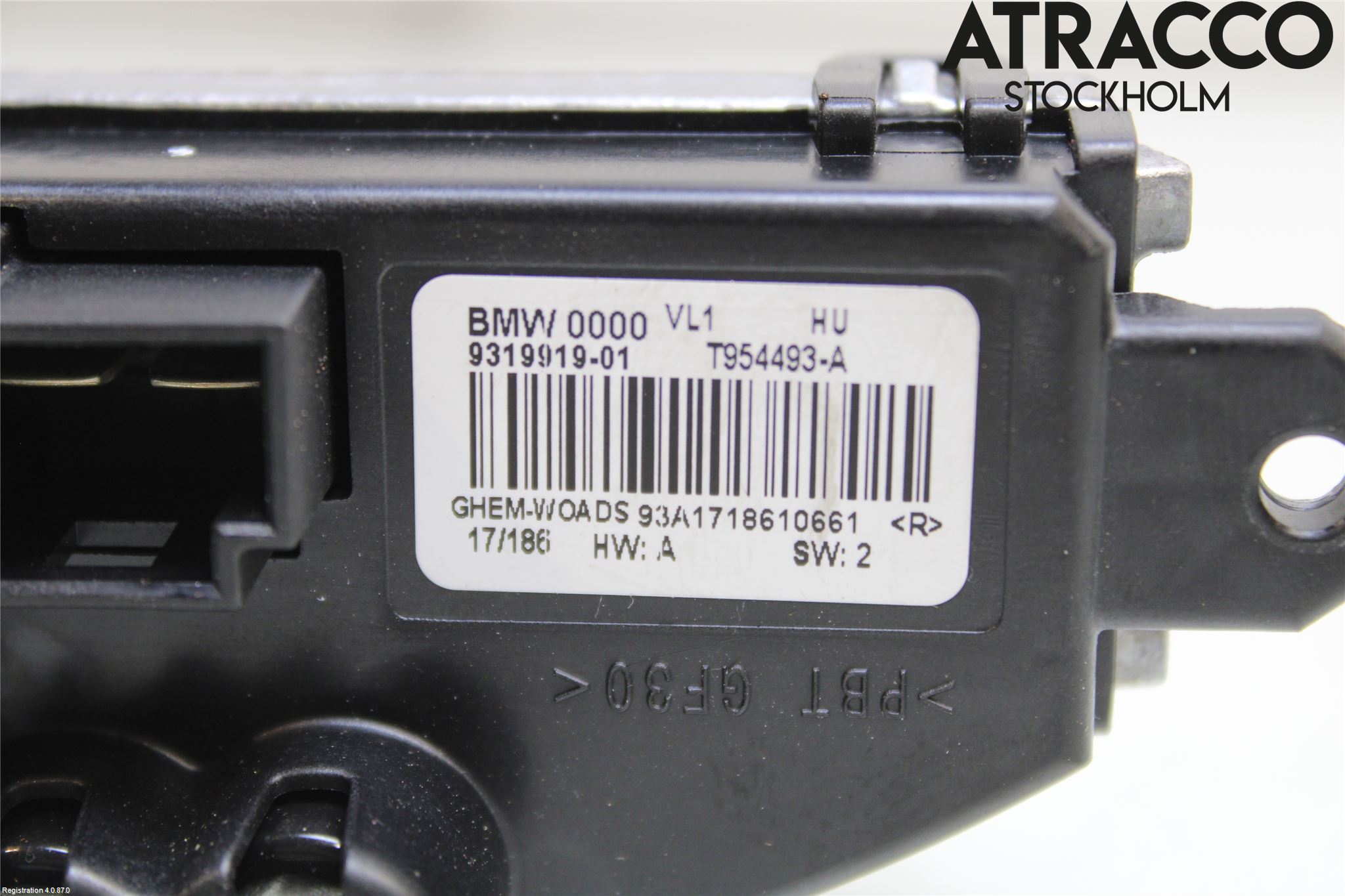 BMW 3 F30/F31/F80 12-19 Värmefläktsmotstånd