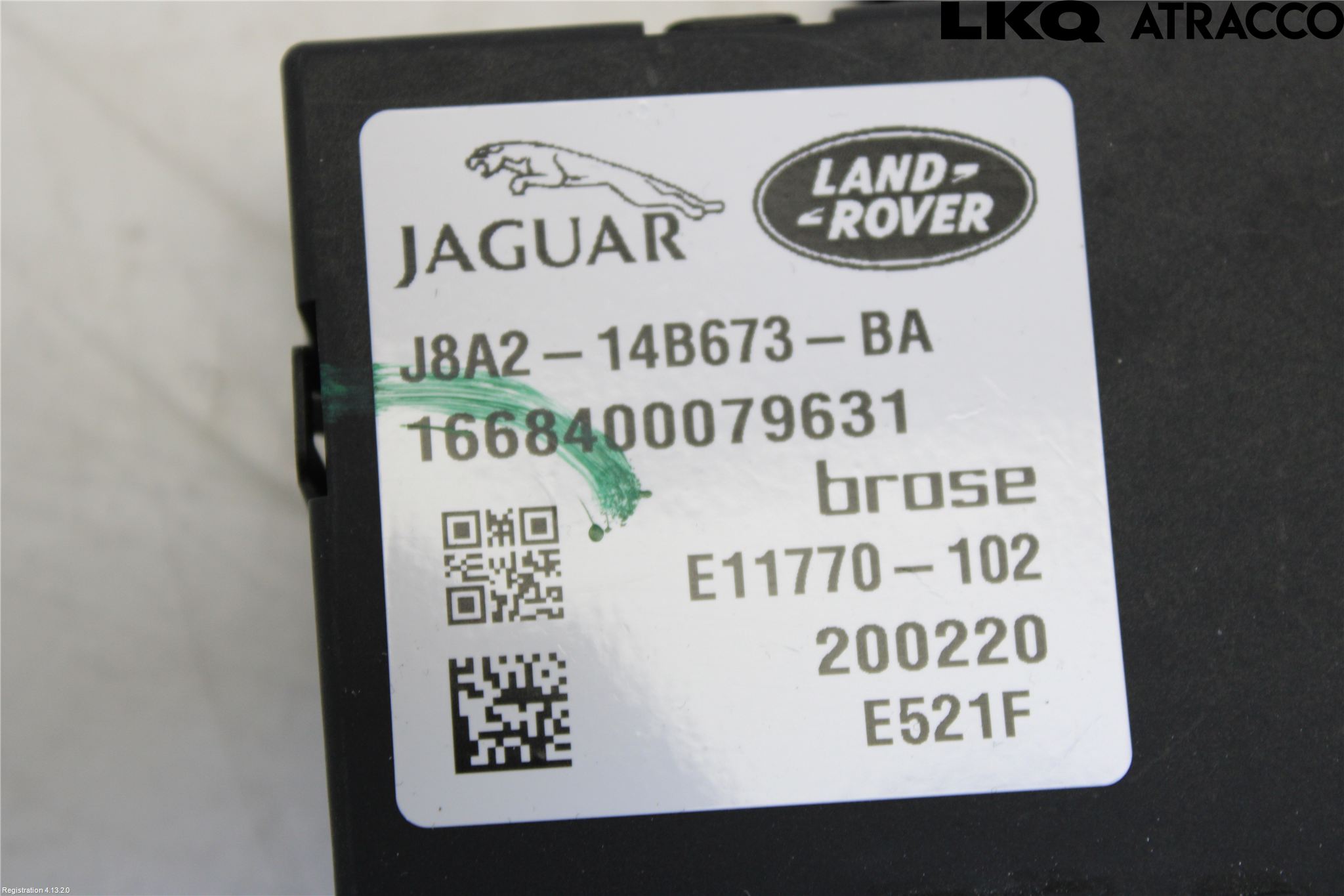 Landrover RANGE ROVER VELAR (L560) 17- Styrenhet Baklucka