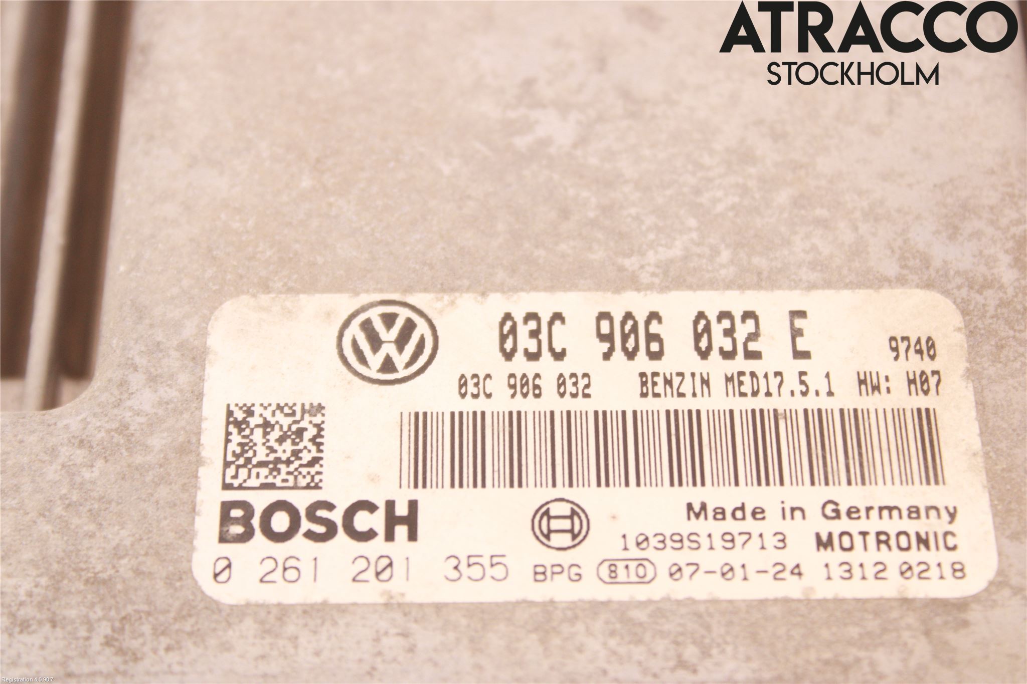 Volkswagen VW GOLF PLUS/CROSS GOLF 04-14 Styrenhet Insprut Bensin
