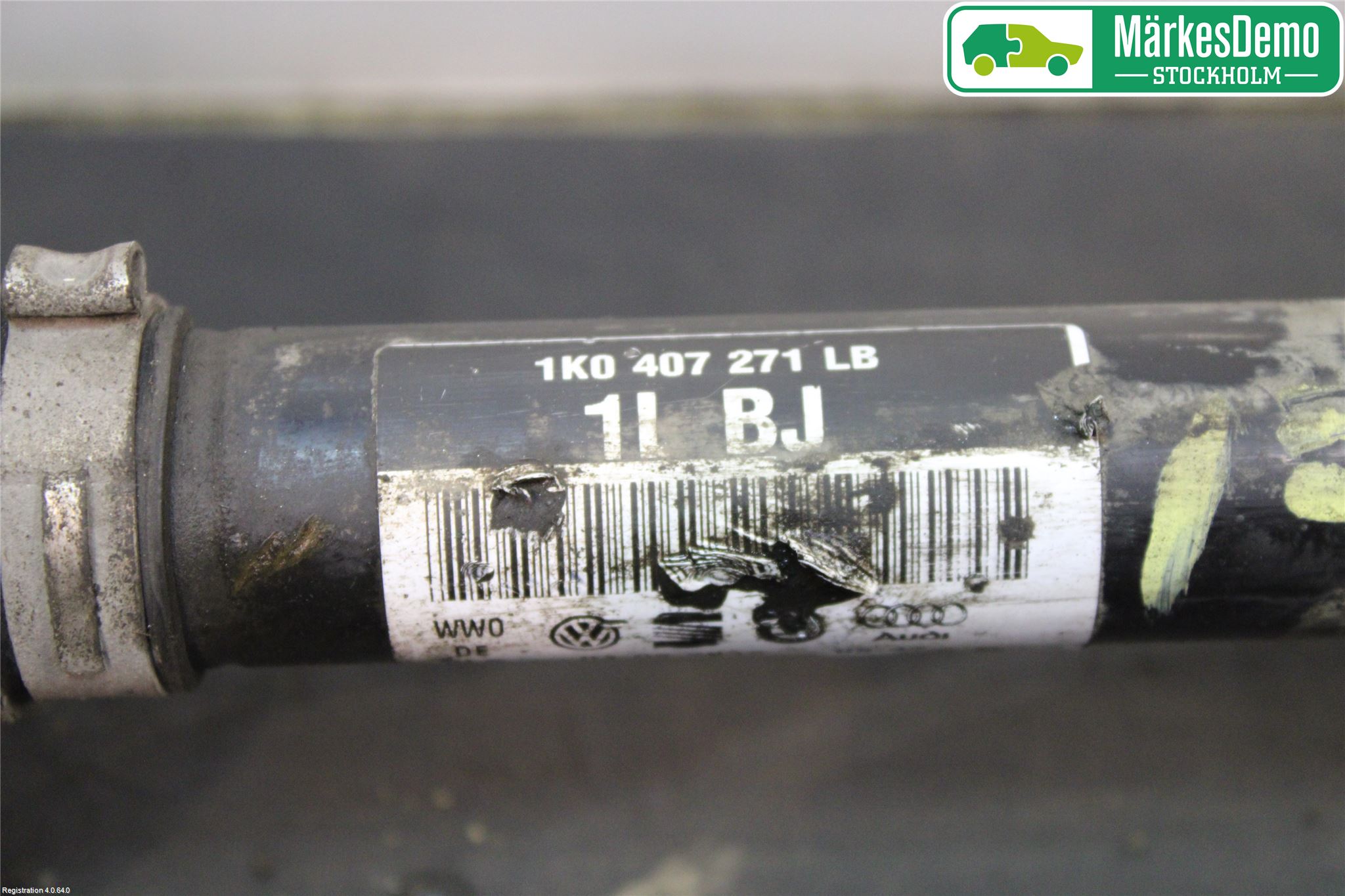 Volkswagen VW GOLF VI 09-13 Drivaxel Fram Vänster