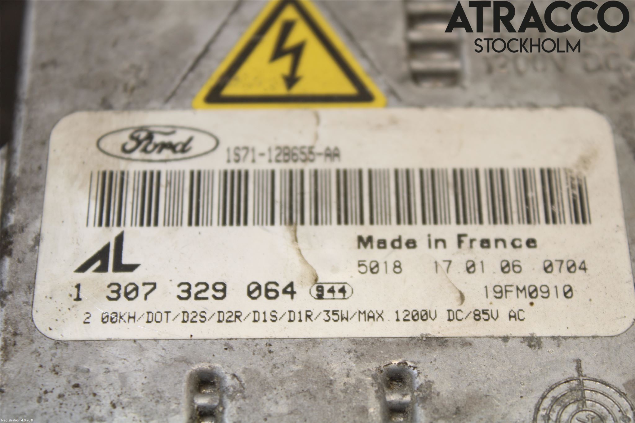 Ford MONDEO     01-06 Styrenhet Strålkastare