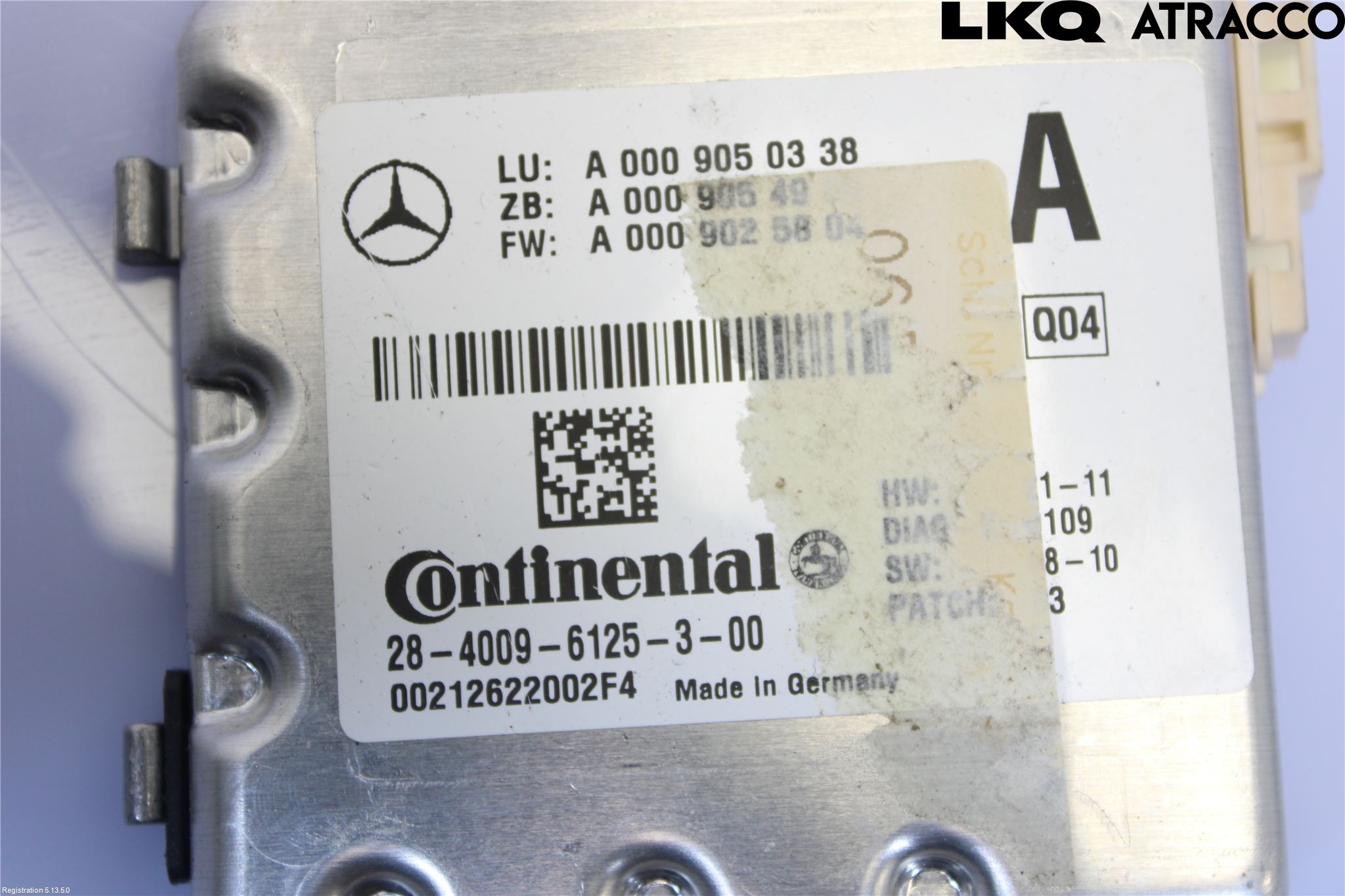 Mercedes-Benz MB E-KLASS (W212) 09-16 Sensor Aktivt Kollisionsskydd