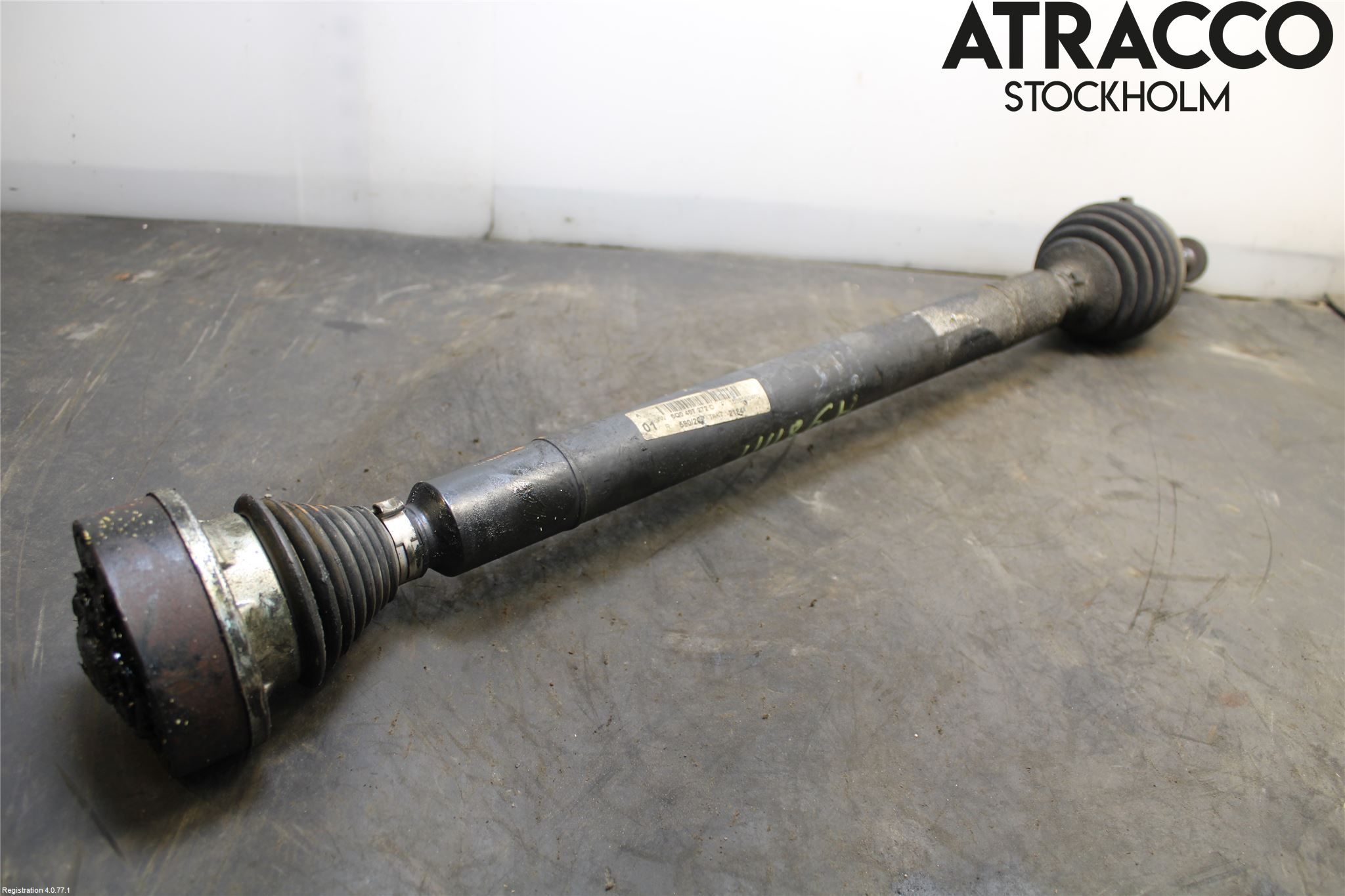 Volkswagen VW GOLF / E-GOLF VII 13-20 Drivaxel Fram Höger