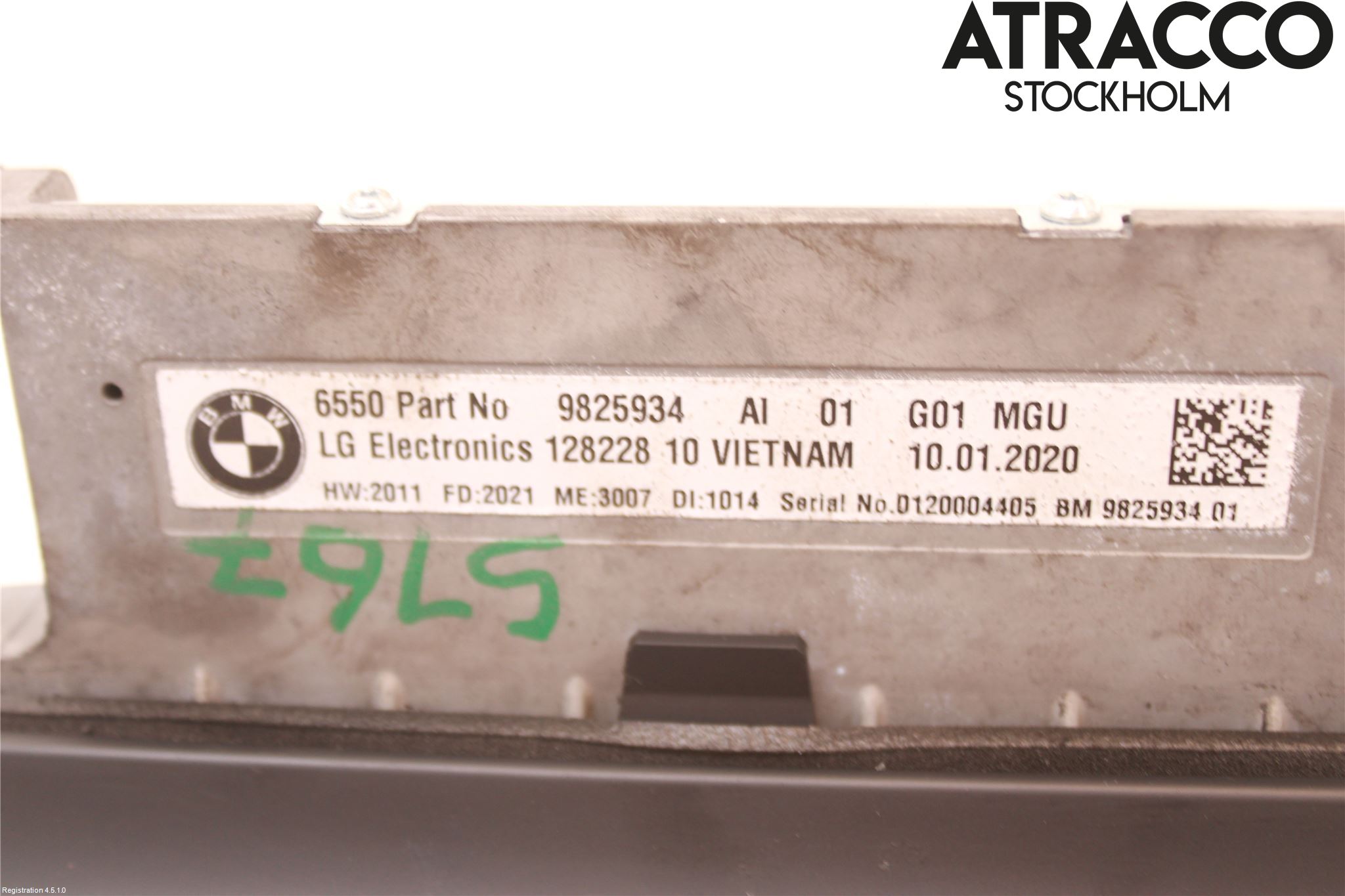 BMW X3 G01 18- Multifunktionsdisplay