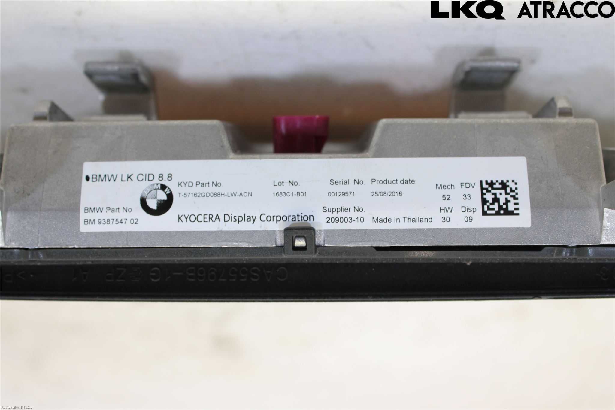 BMW 1 F20/F21 11-19 Multifunktionsdisplay