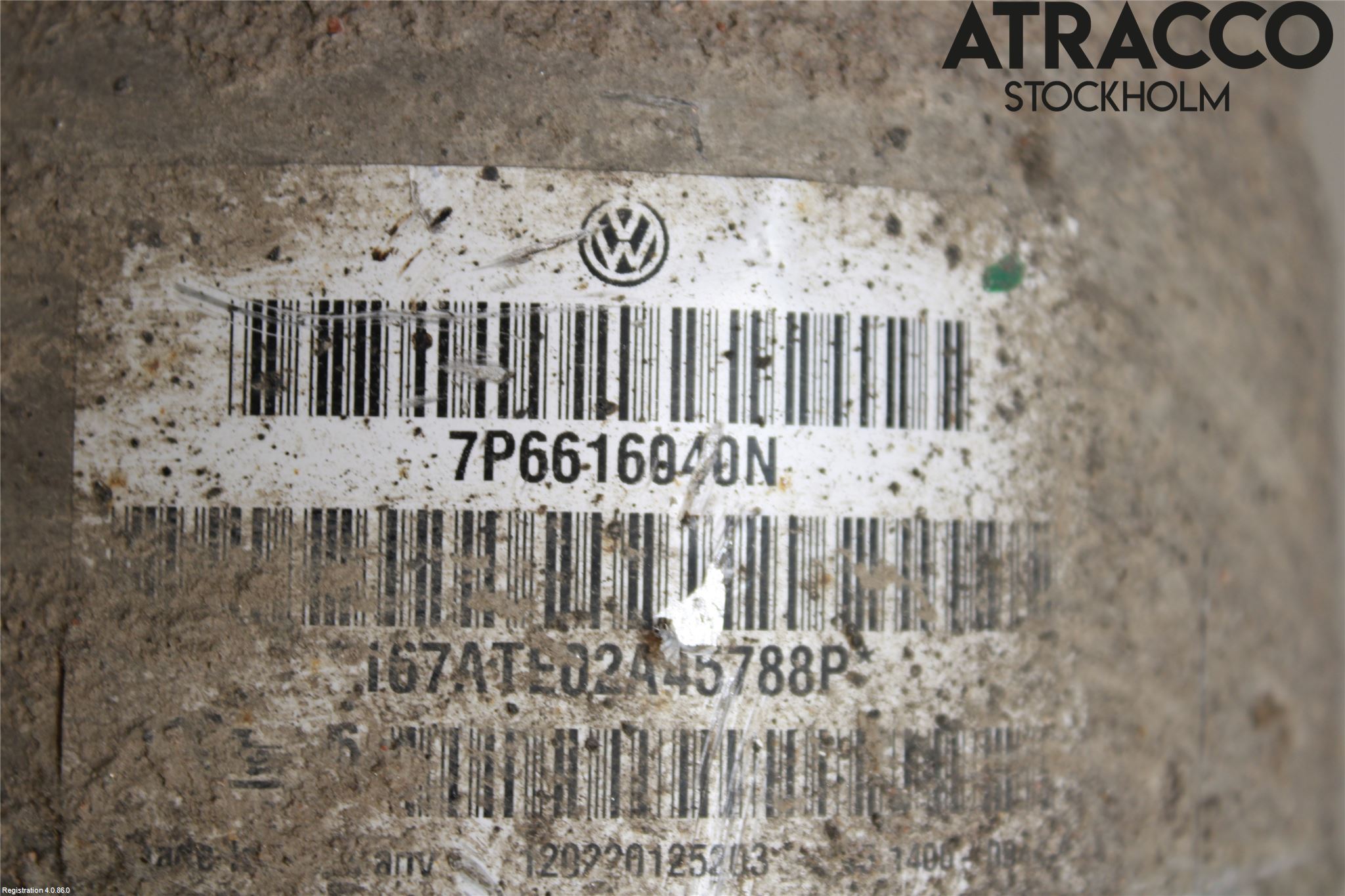 Volkswagen VW TOUAREG 7P 11-18 Fjäderben Fram Höger