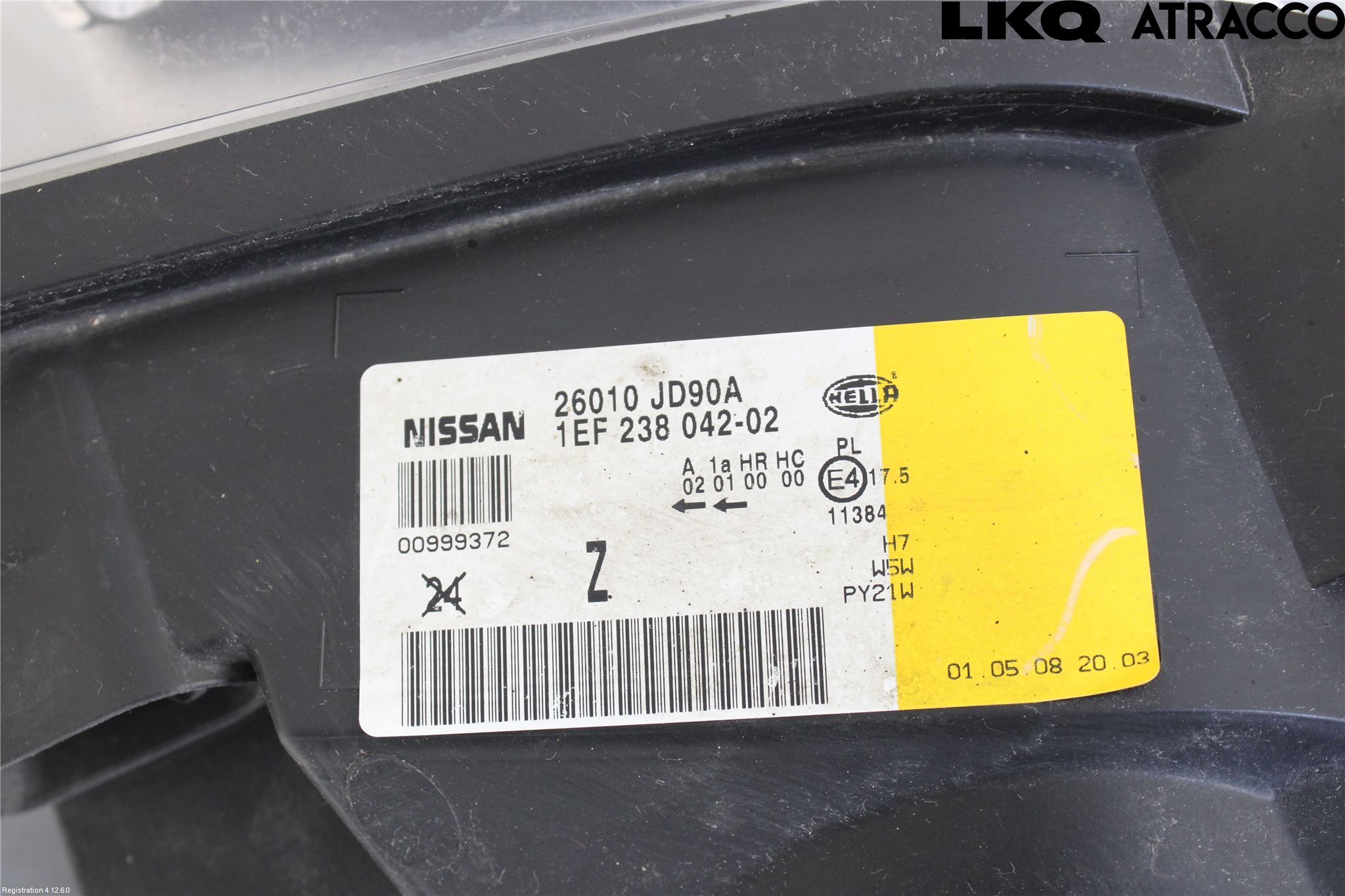 Nissan QASHQAI   07-10 Strålkastare Höger