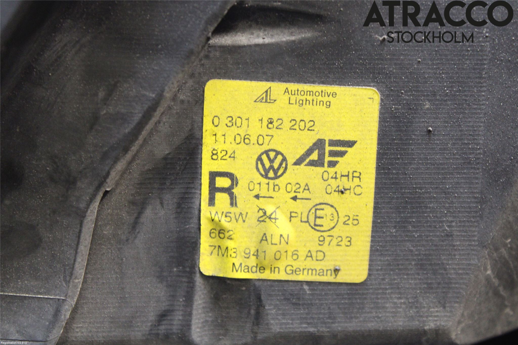 Volkswagen VW SHARAN      01-10 Strålkastare Höger