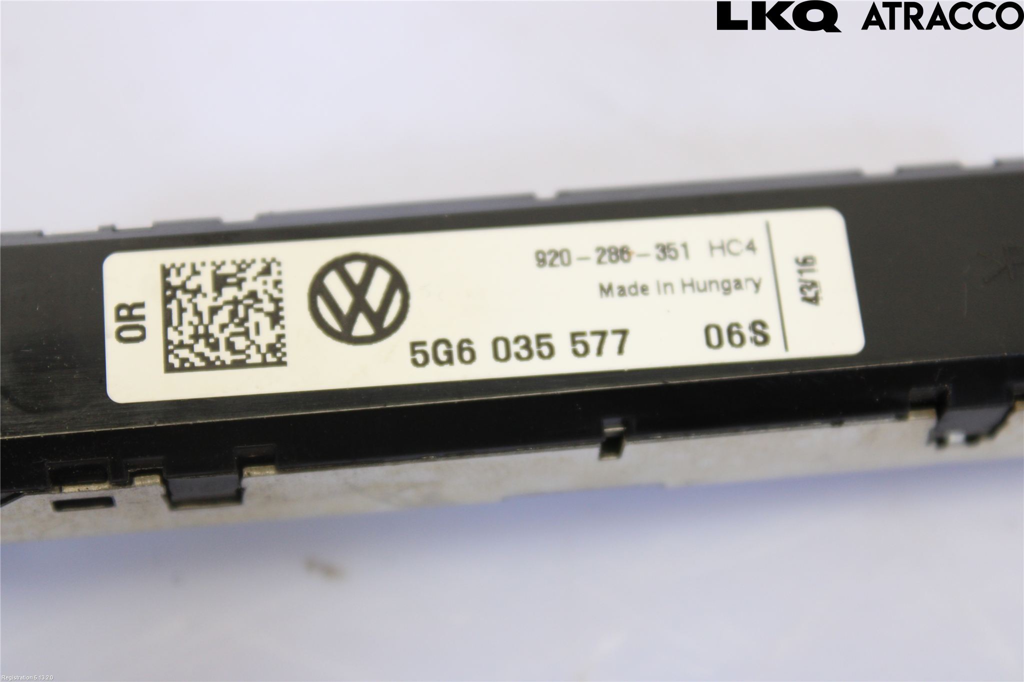 Volkswagen VW GOLF / E-GOLF VII 13-20 Antenn