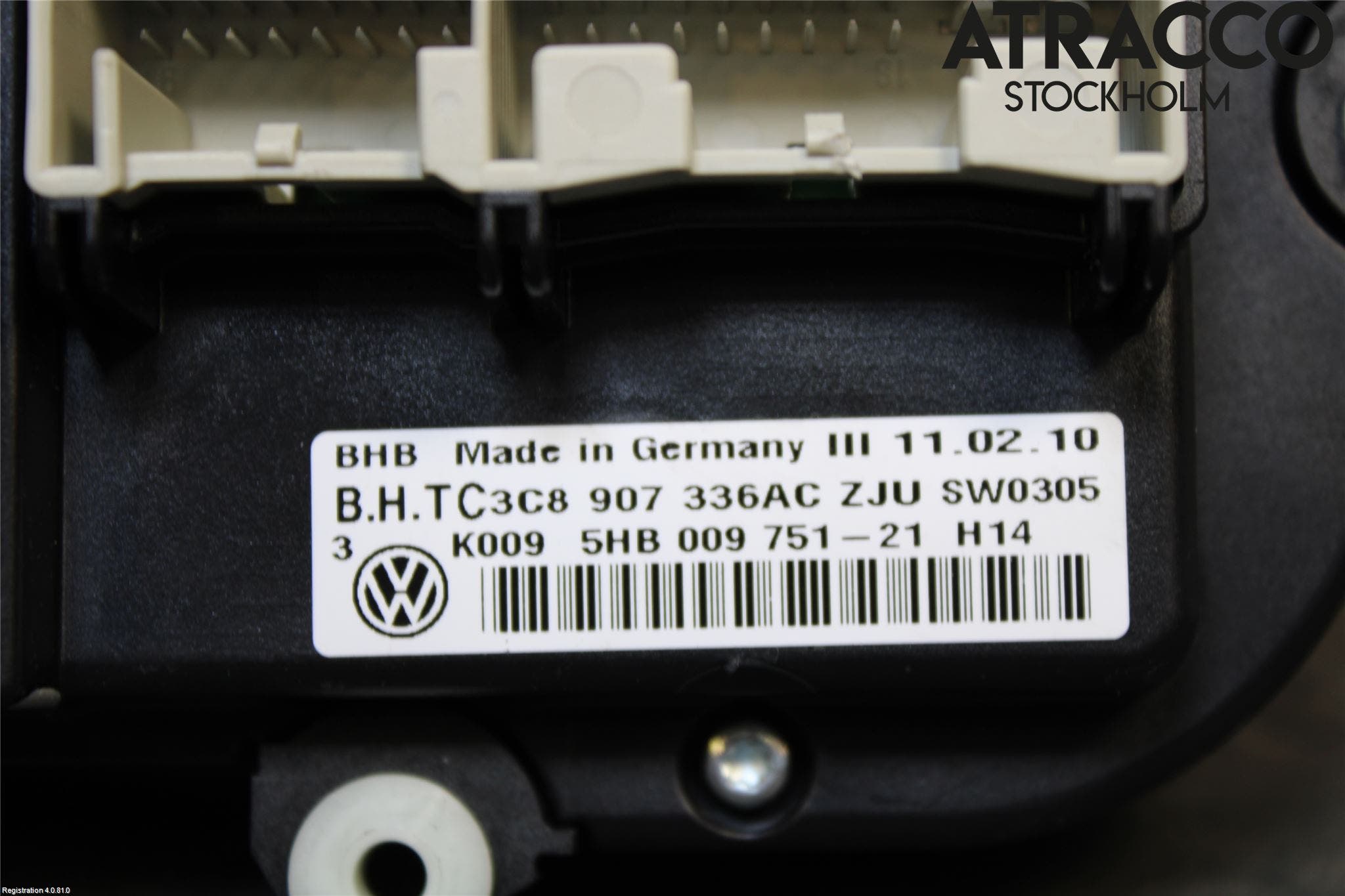 Volkswagen VW GOLF VI 09-13 Ac Styrenhet Ac Manöveren