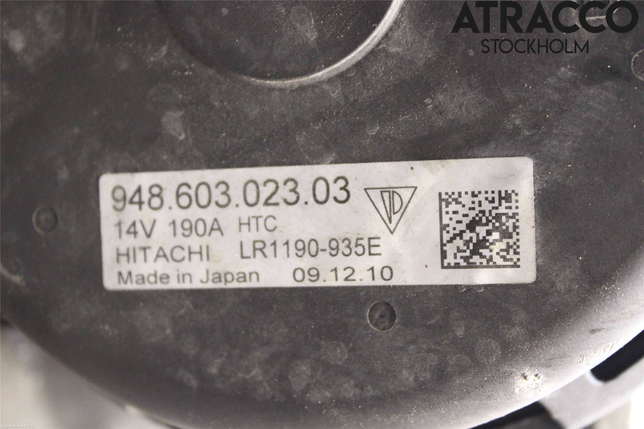 Porsche PANAMERA 09- Generator