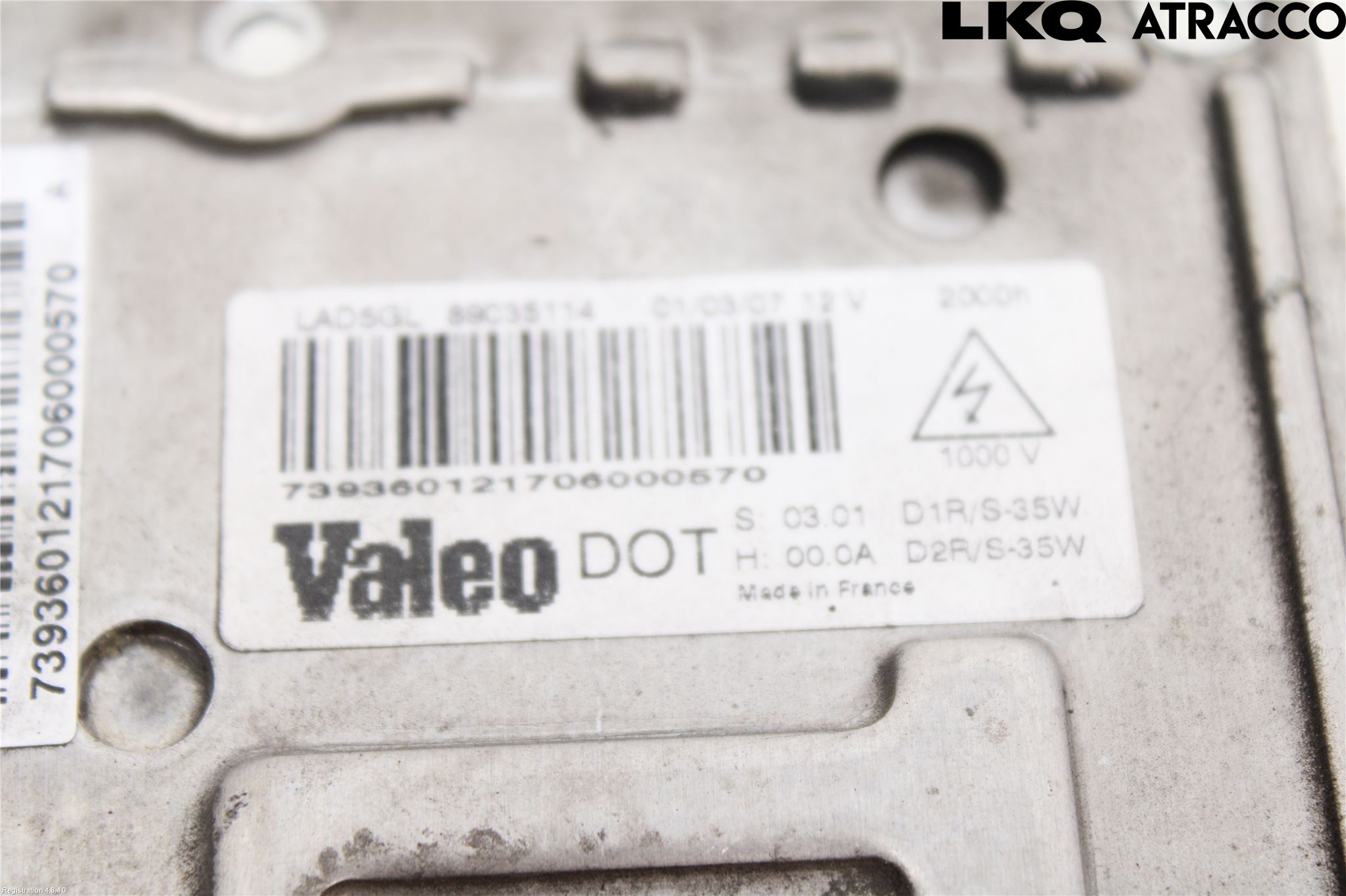 Citroen C5     05-08 Styrenhet Strålkastare