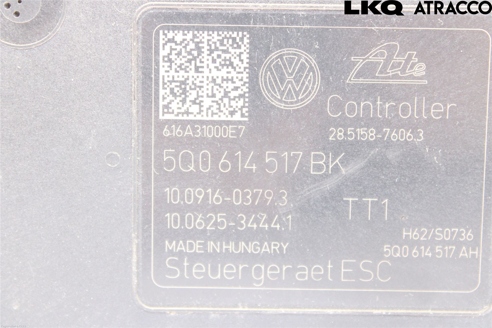 Volkswagen VW GOLF / E-GOLF VII 13-20 Abs Hydraulaggregat