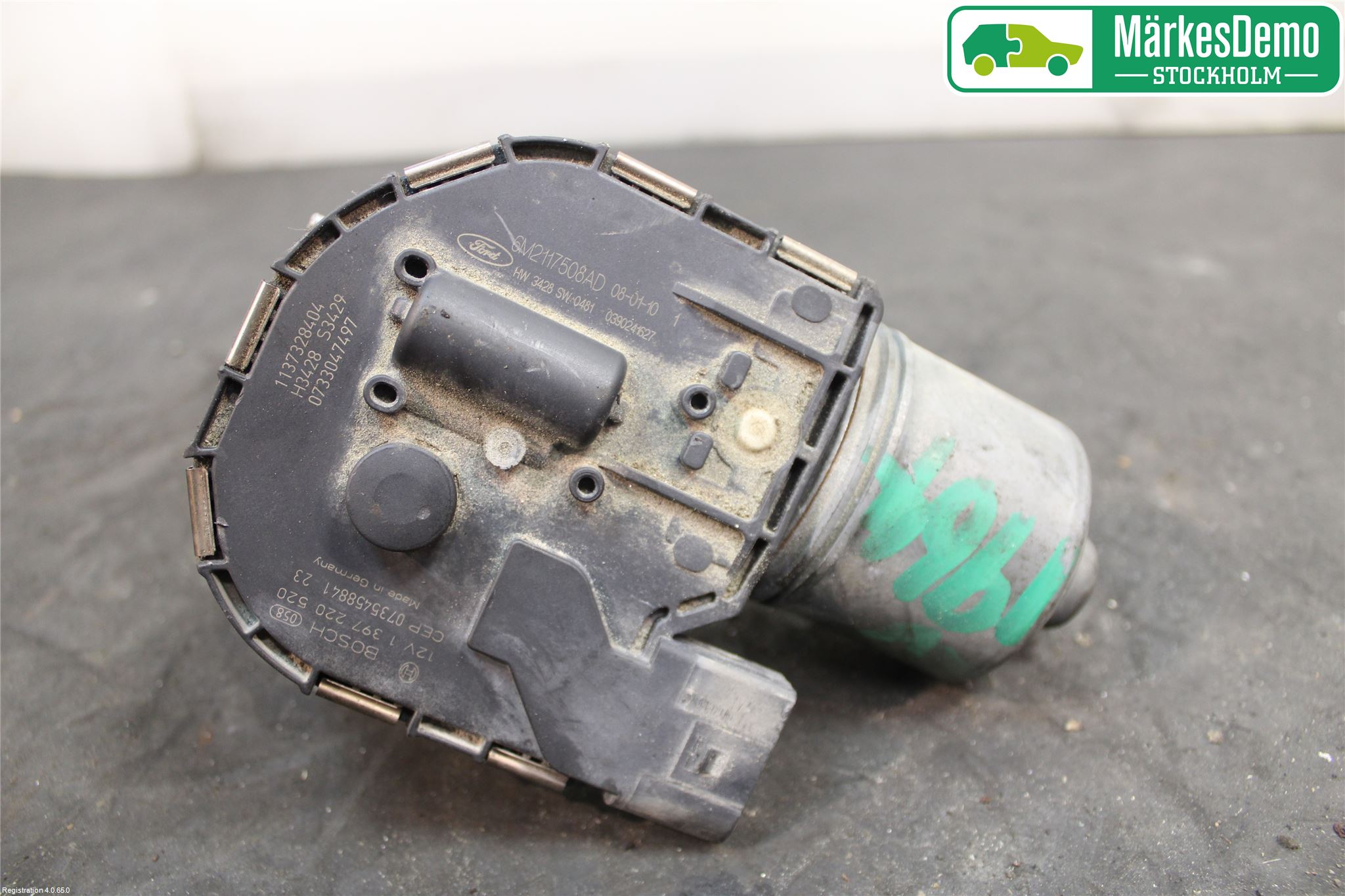 Ford S-MAX 06-15 Torkarmotor Vindruta