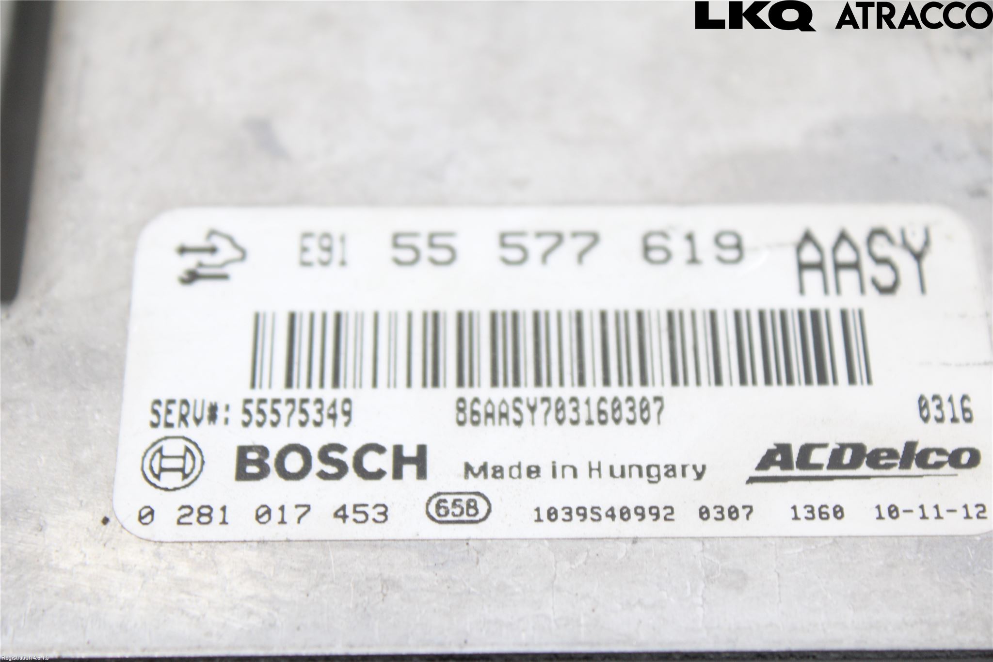 Opel INSIGNIA 09-16 Styrenhet Inspump Diesel