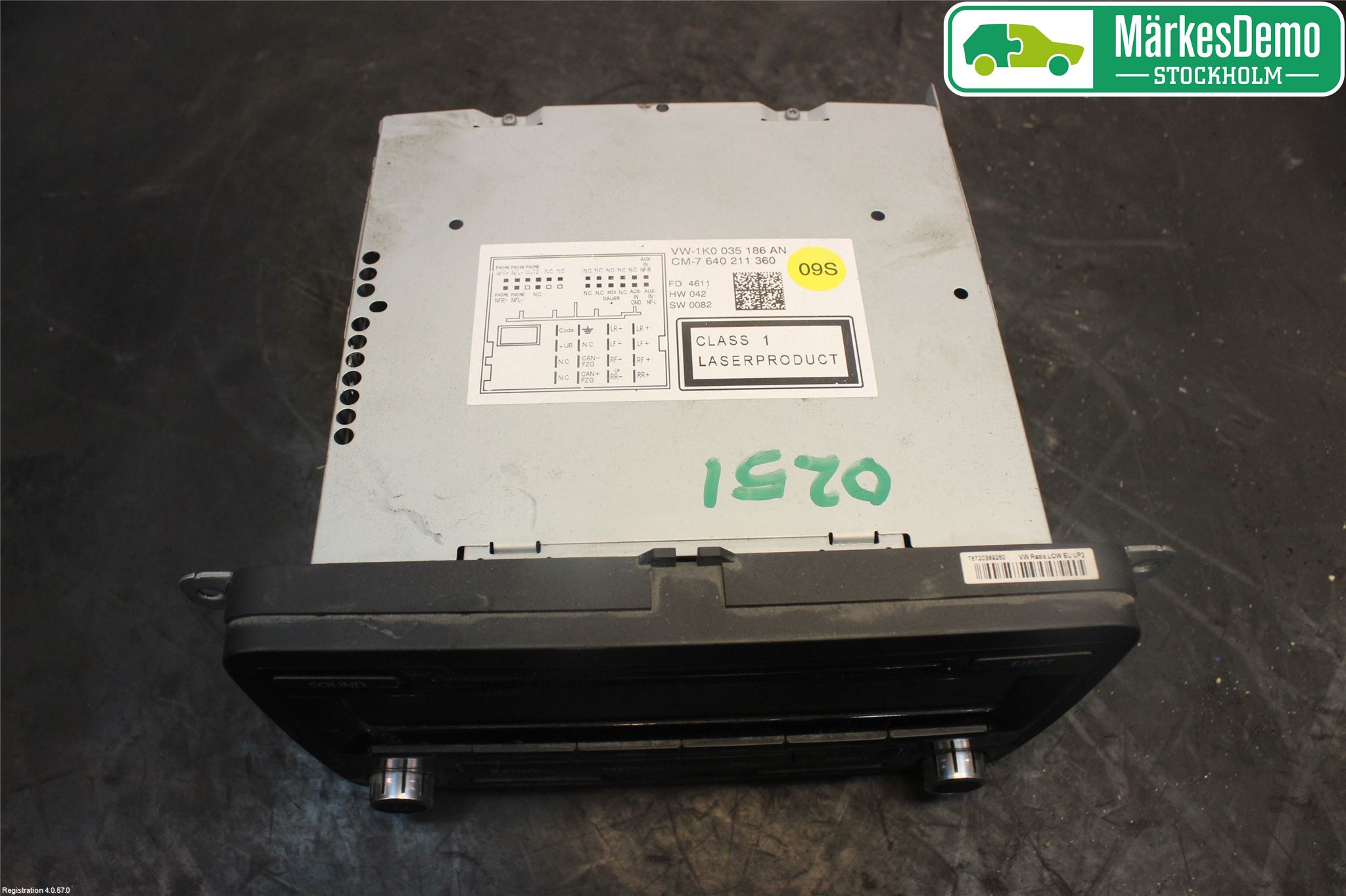 Volkswagen VW CADDY 11-15 Cd Radio - Multimediapanel