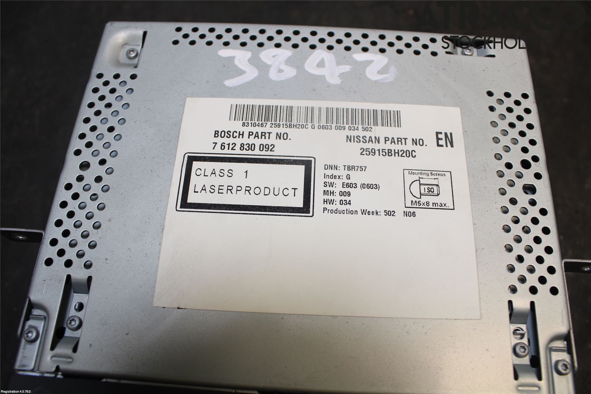 Nissan NV200/NV200 COMBI Cd Radio - Multimediapanel