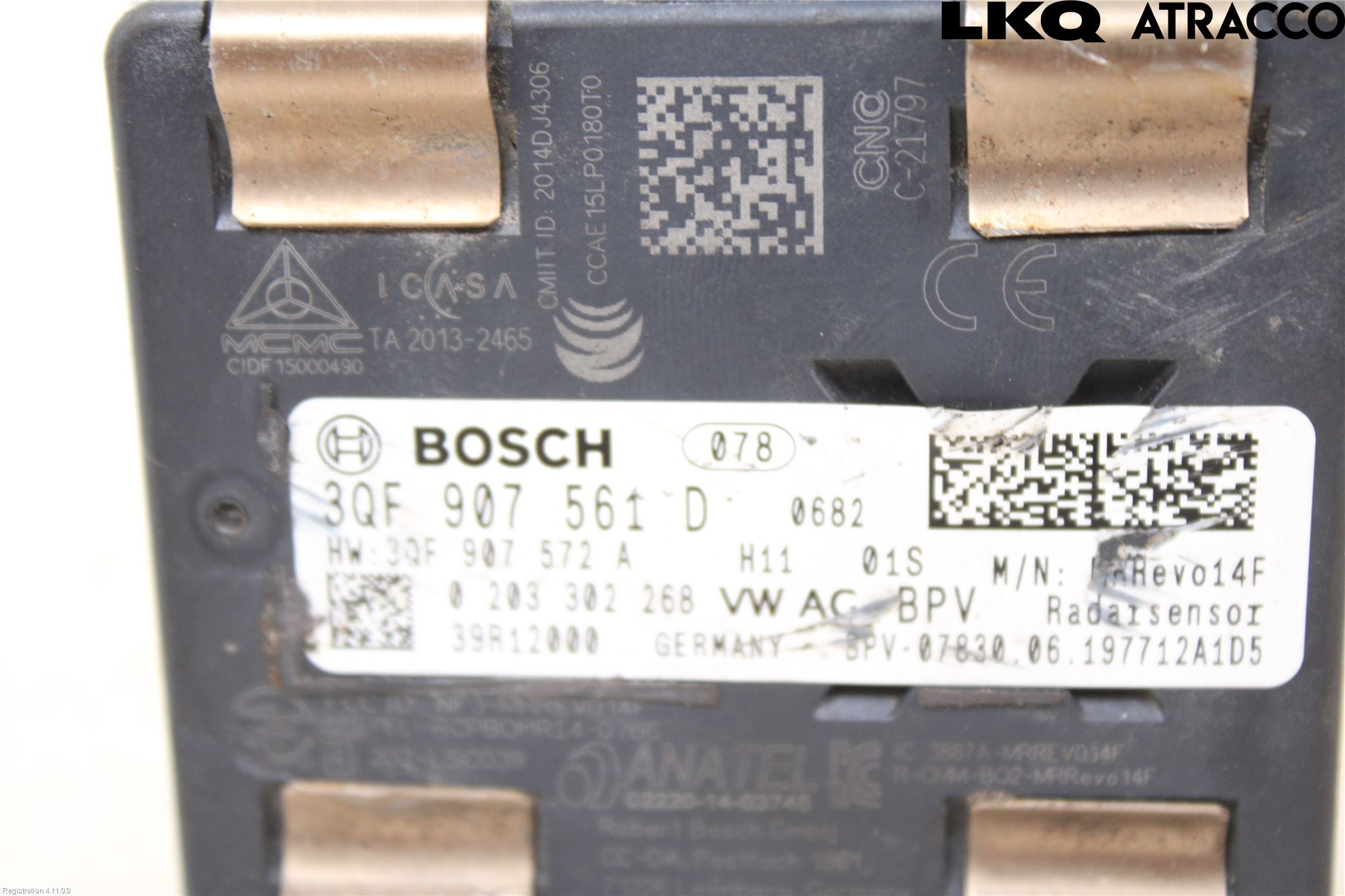 Skoda OCTAVIA (NX) 20- Sensor Adaptiv Farthållare